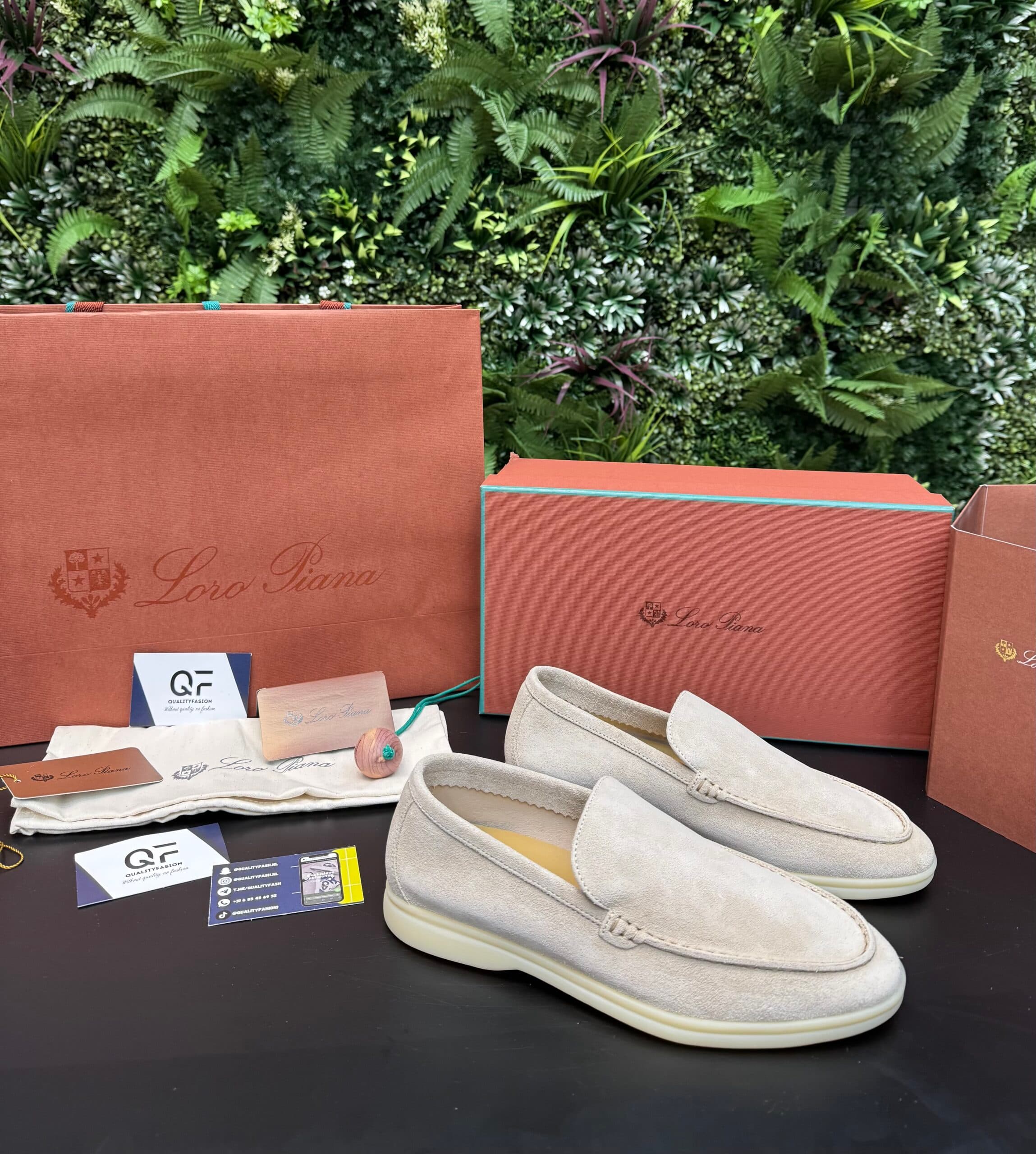 Loro Piana Summer Walk Loafer Beige