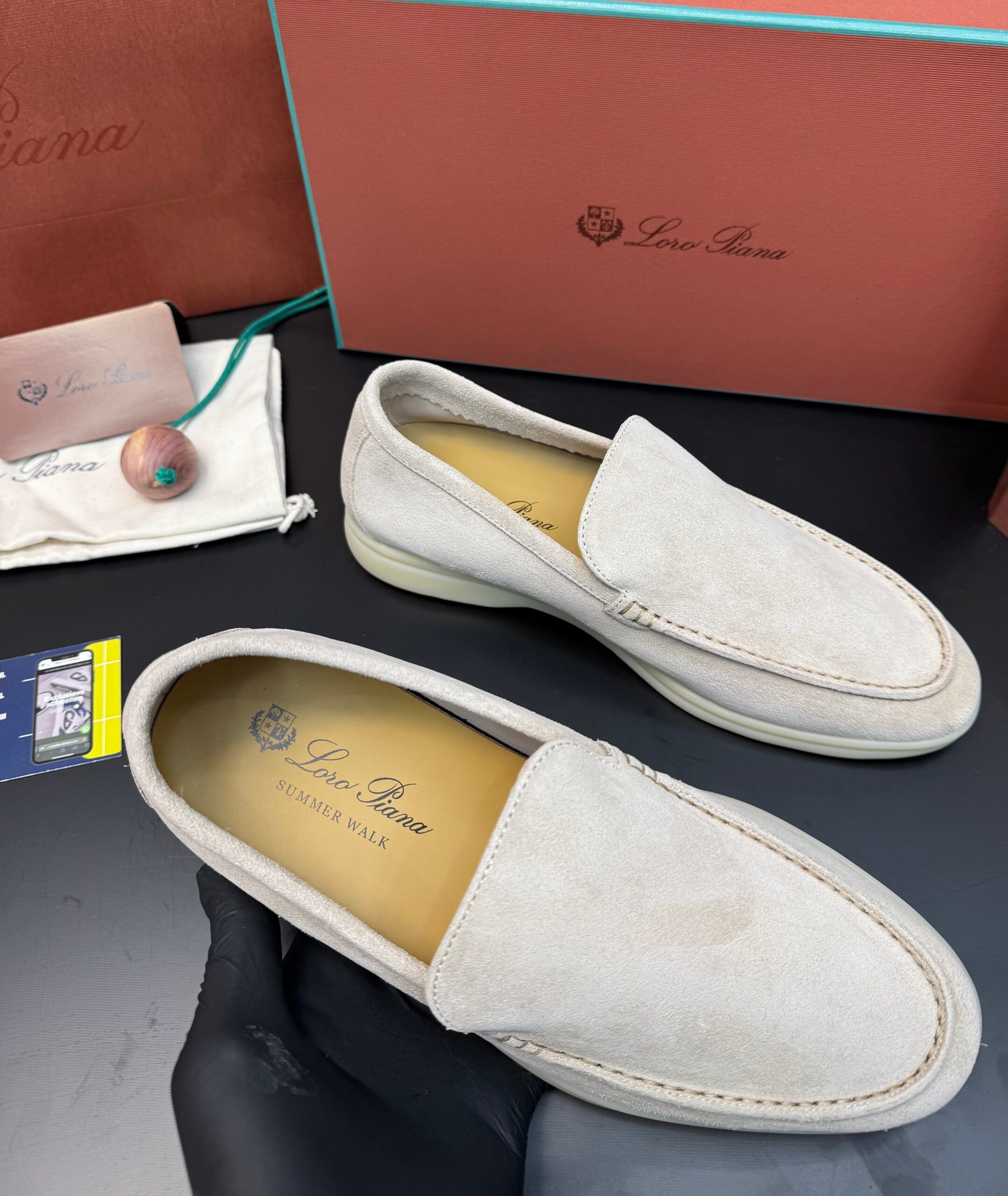 Loro Piana Summer Walk Loafer Beige - Image 2