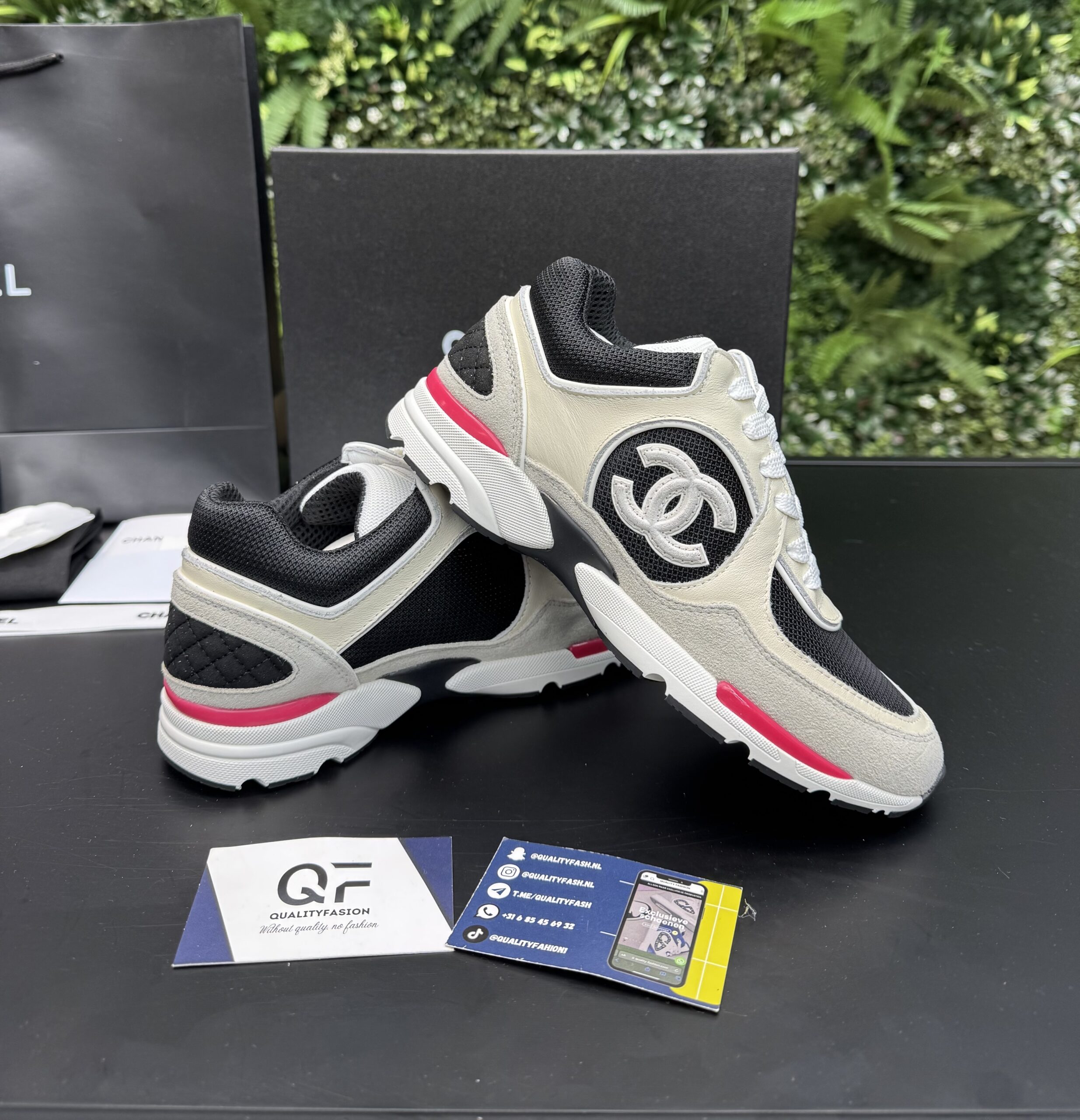 Chanel Low Top Trainer Pink - Image 2