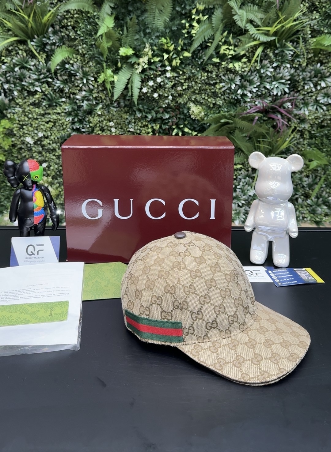 Gucci GG Canvas Baseball Cap Original Beige - Image 1