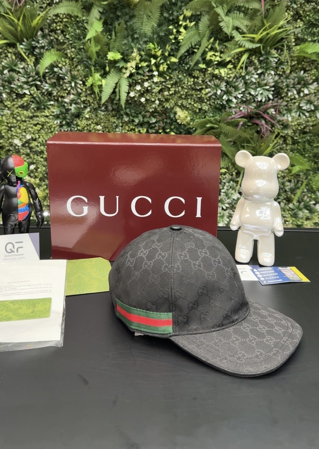 Gucci GG Canvas Baseball Cap Original Black - Image 1