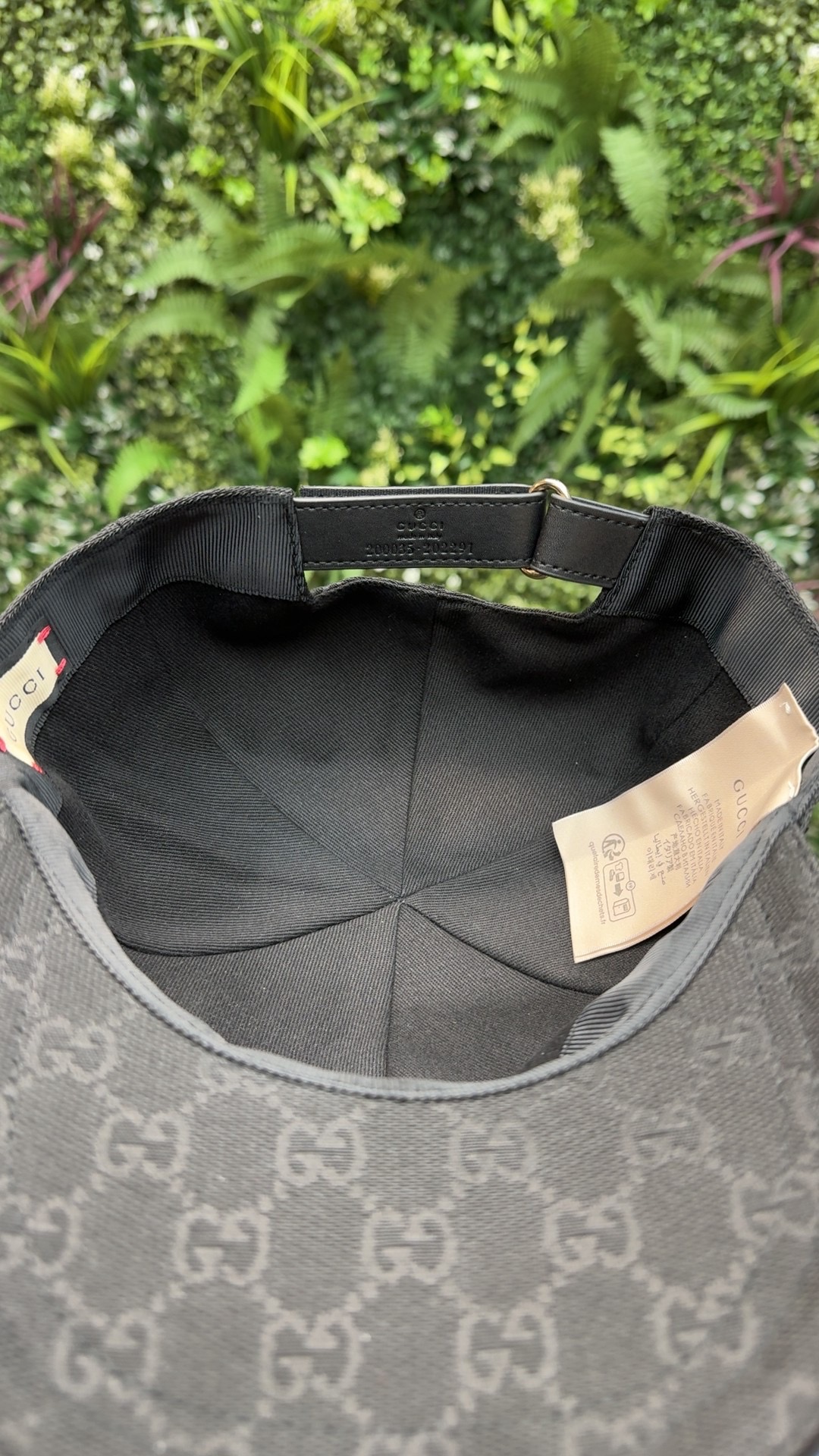 Gucci GG Canvas Baseball Cap Original Black - Image 2