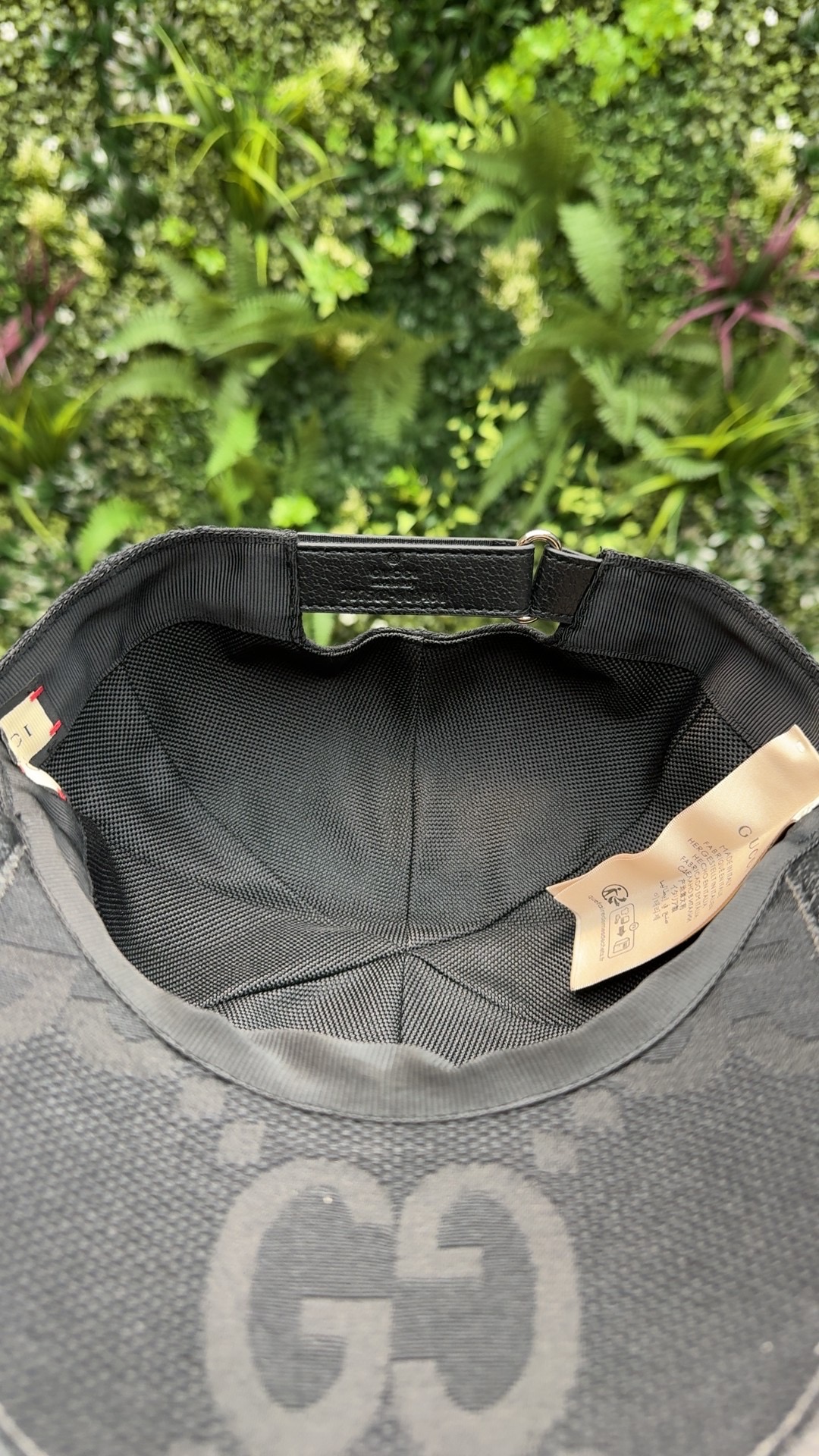 Gucci GG Jumbo Baseball Cap Black - Image 2