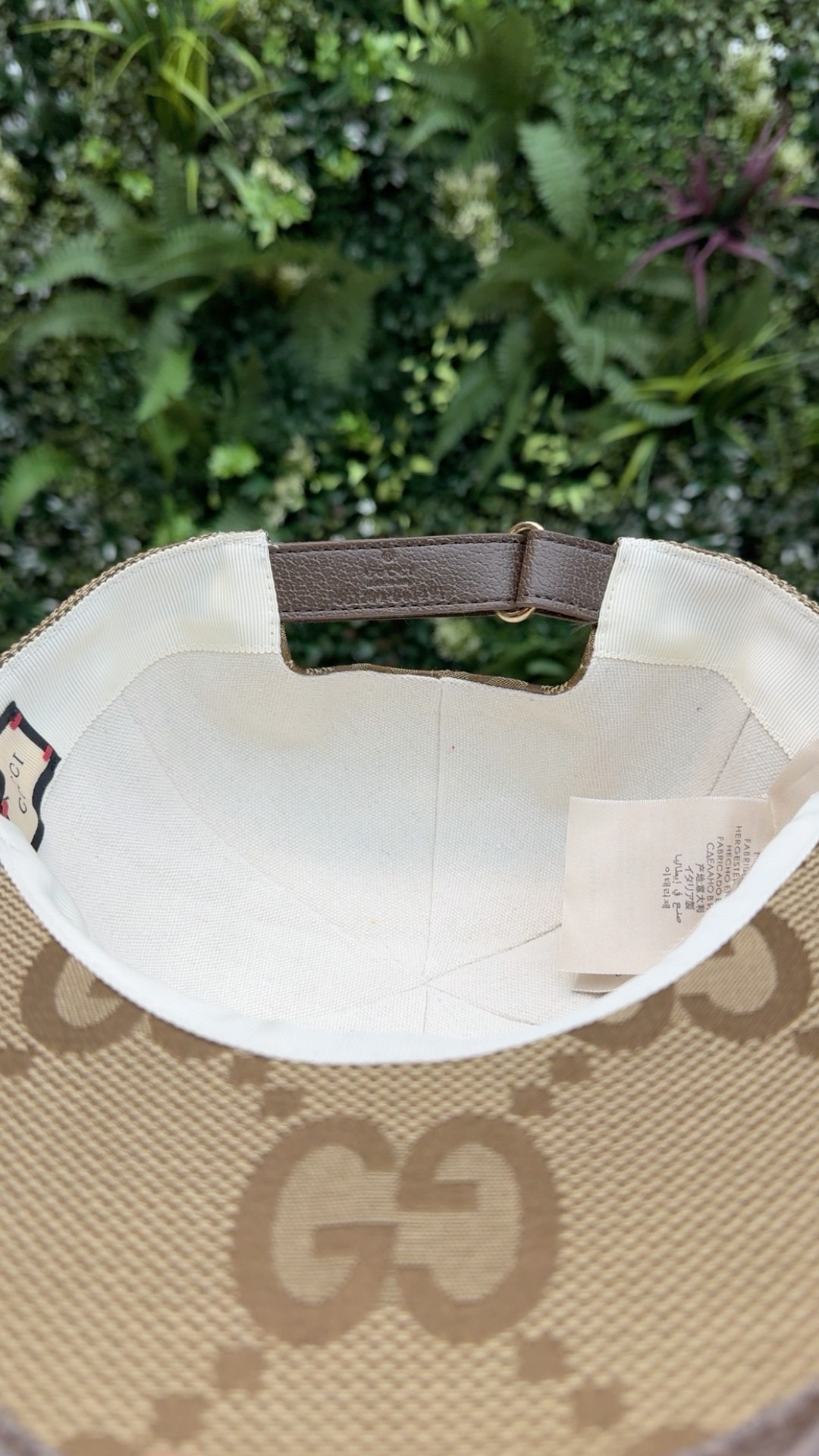 Gucci GG Jumbo Baseball Cap Beige - Image 2