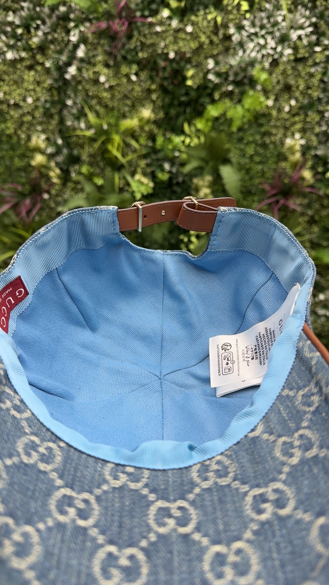 Gucci GG Wool Baseball Cap Blue - Image 2