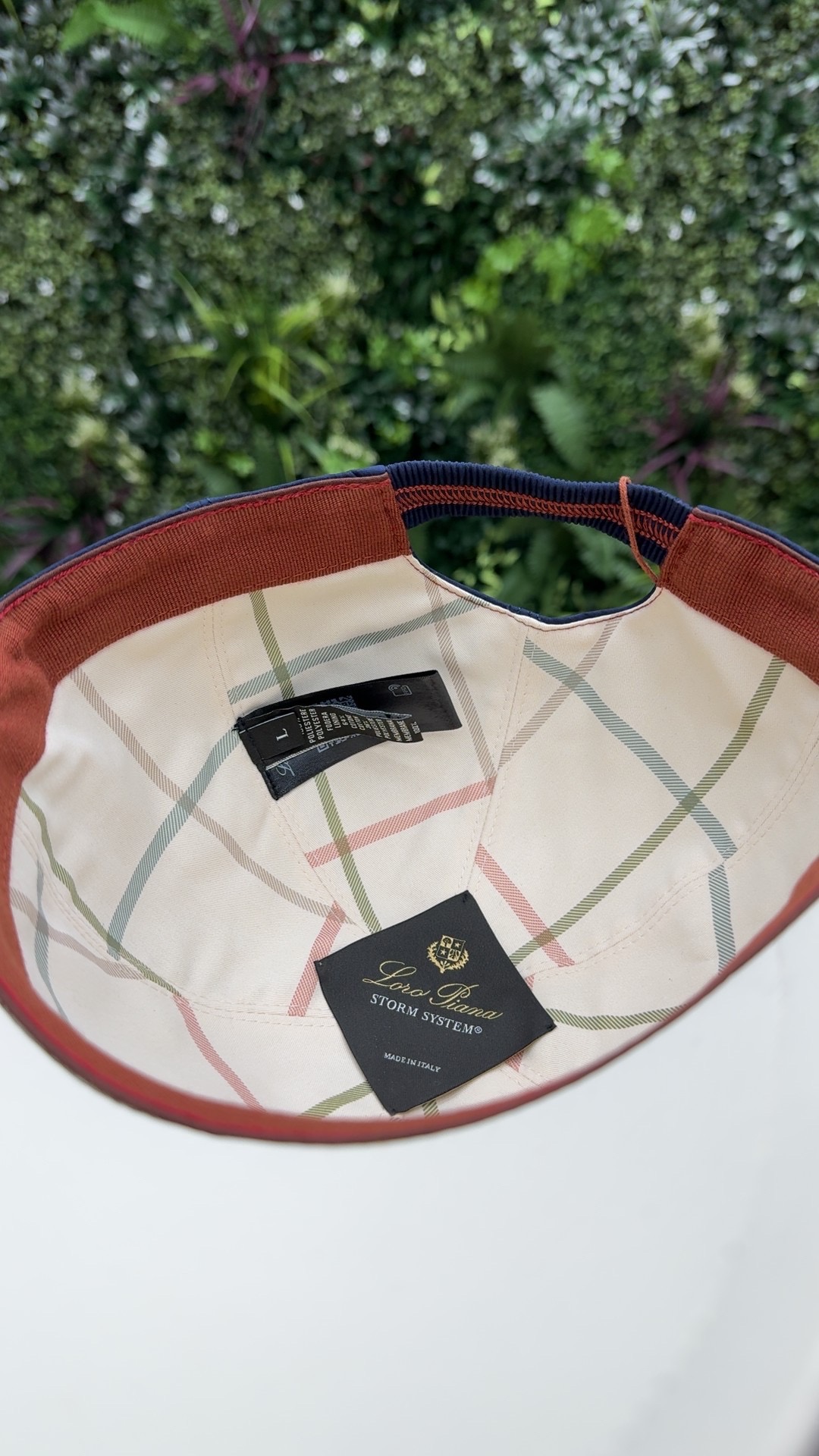 Loro Piana Logo Baseball Cap Navy Blue - Image 2