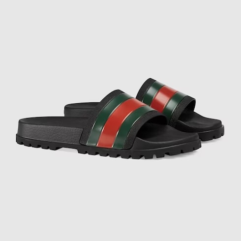 Gucci Web Slides Black - Image 1