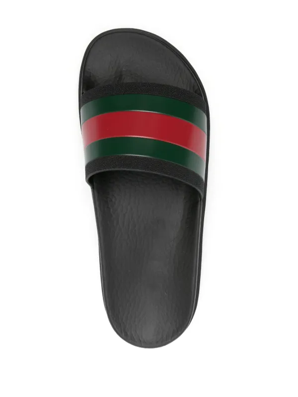 Gucci Web Slides Black - Image 3