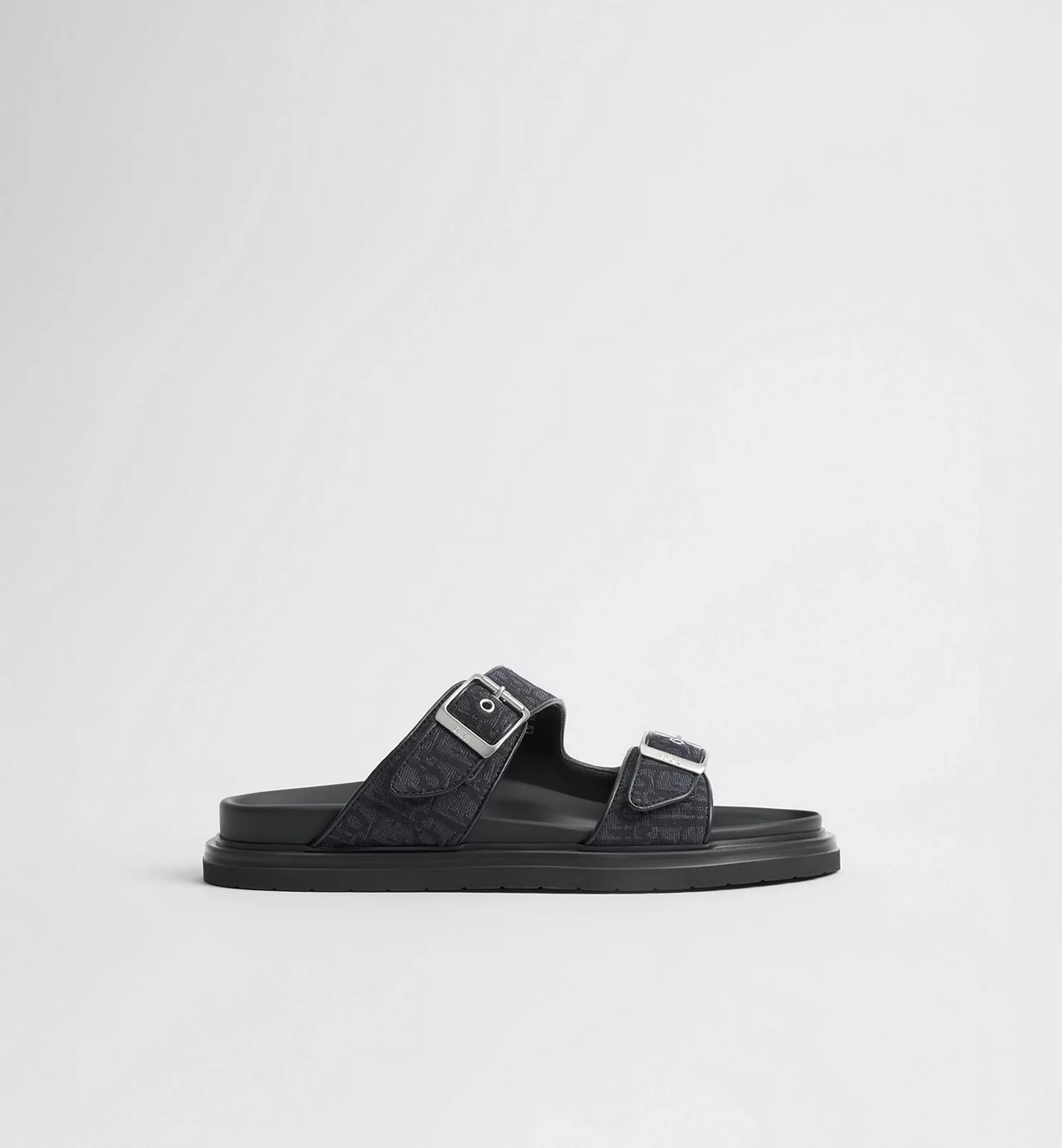 Dior Oblique Aqua Sandal Black - Image 1