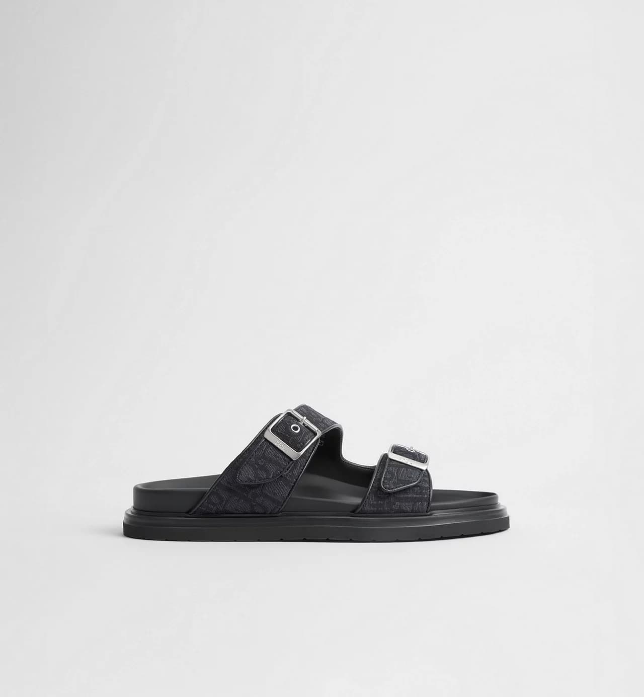 Dior Oblique Aqua Sandal Black