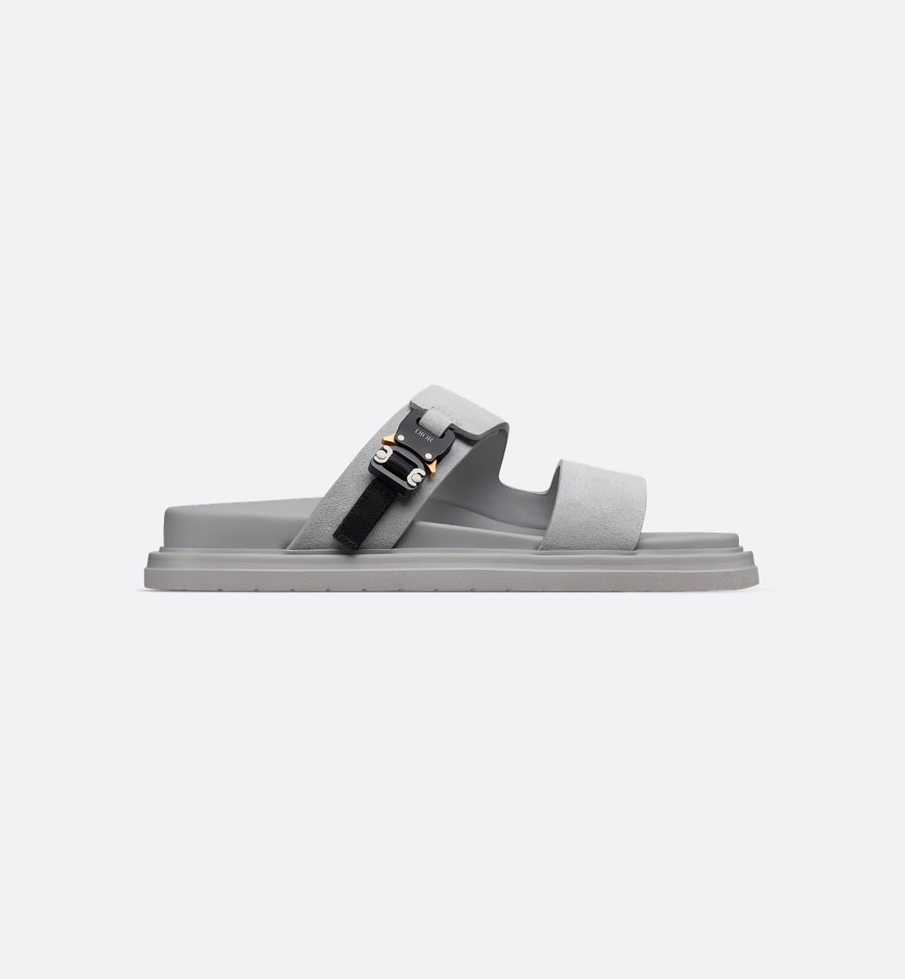 Dior Oblique Aqua Sandal Suède Grey