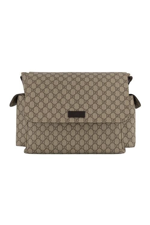 Gucci GG Suprème Diaper Bag Beige - Image 1
