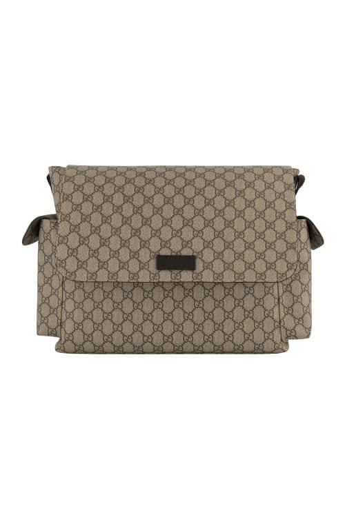 Gucci GG Suprème Diaper Bag Beige