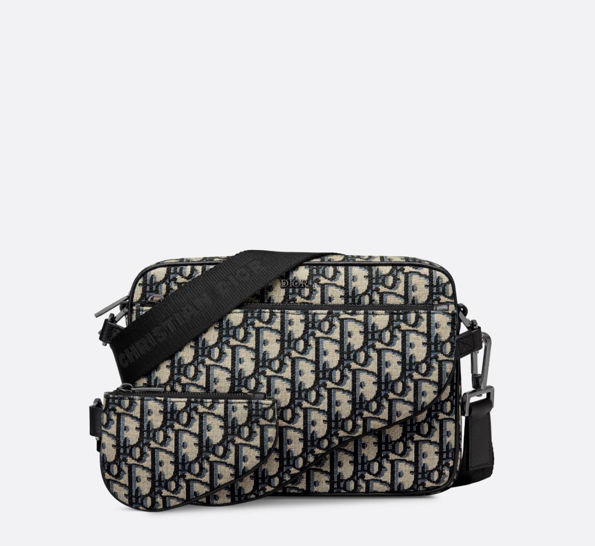 Dior Saddle Triple Pouch Bag Beige