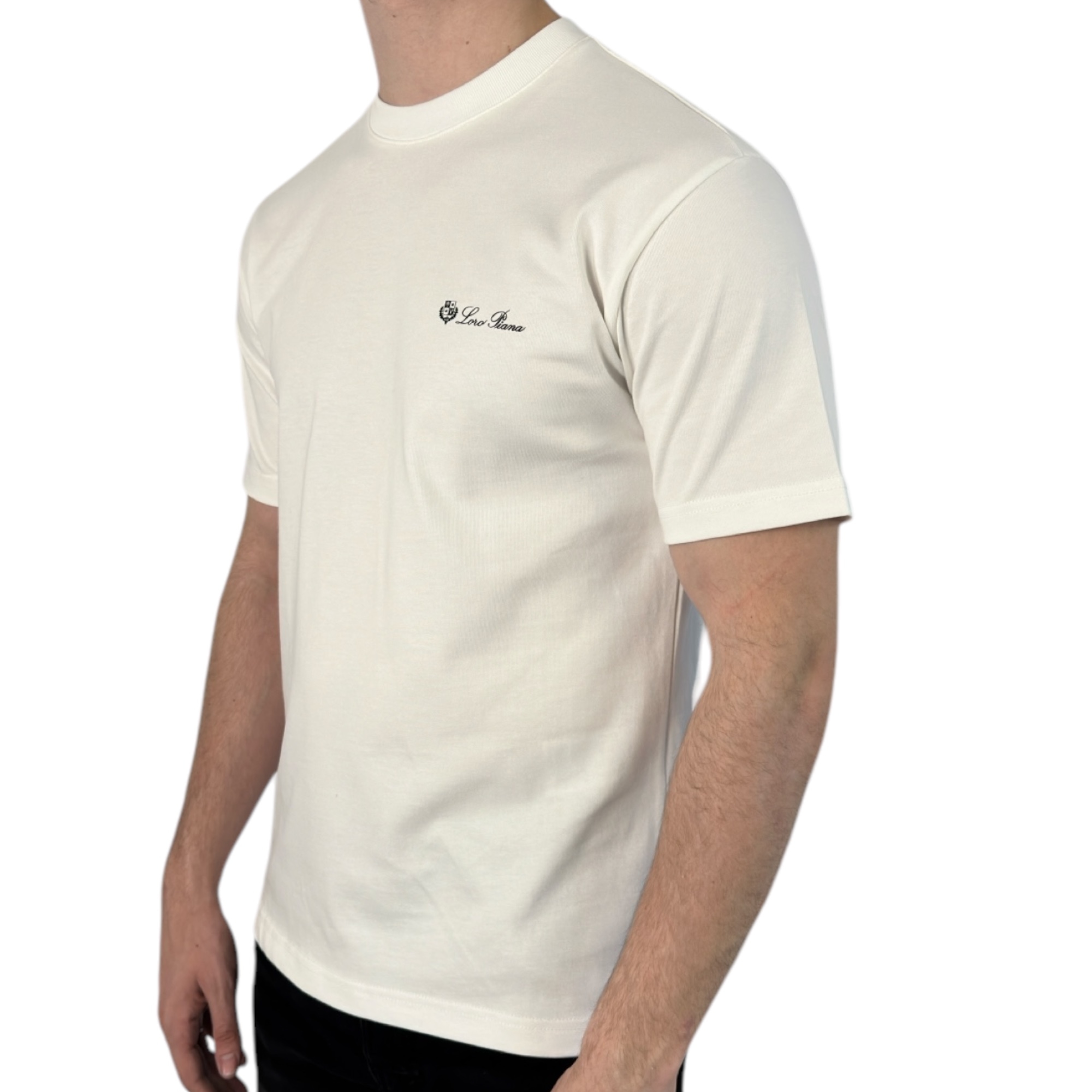Loro Piana T-shirt Basic White - Image 2