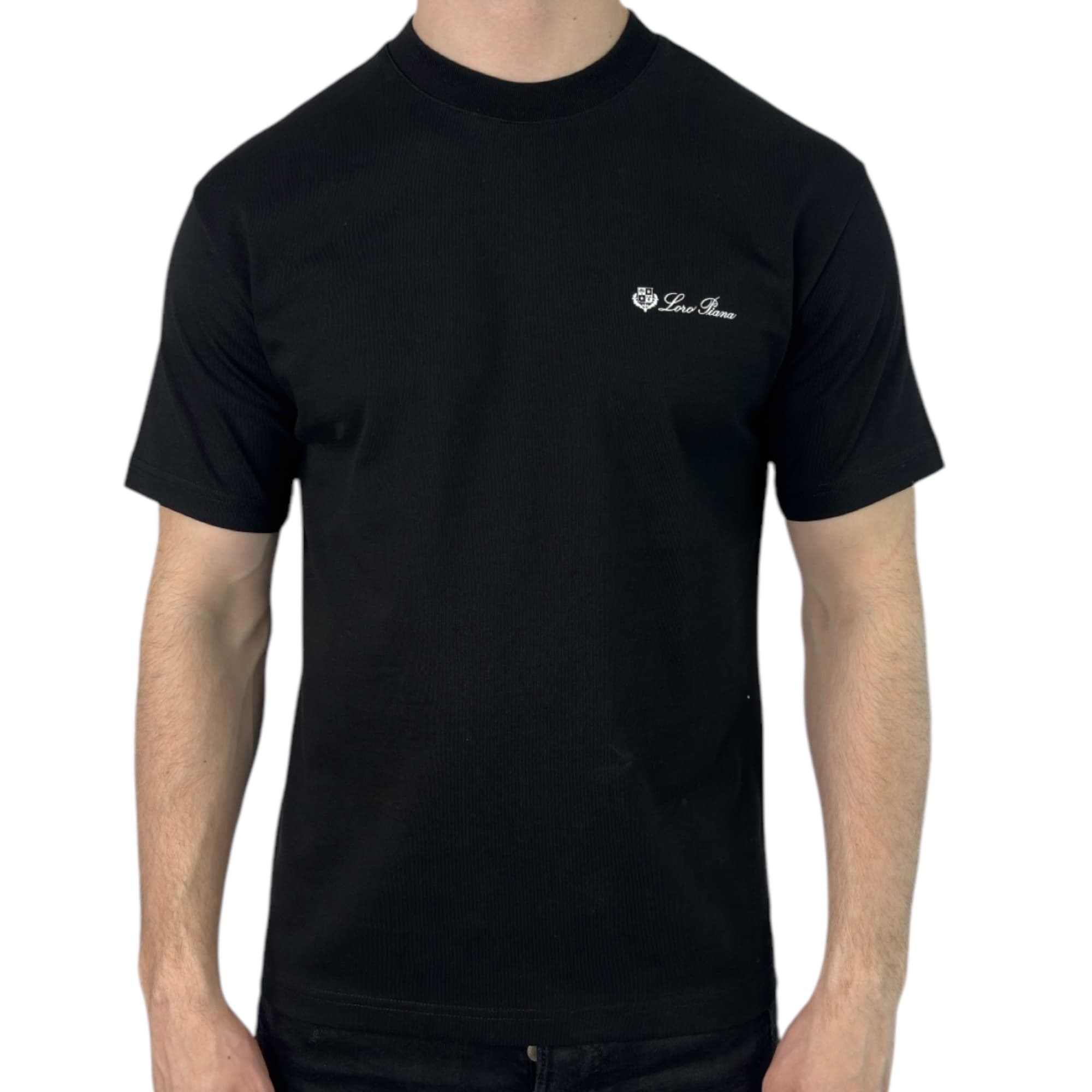 Loro Piana T-shirt Basic Black