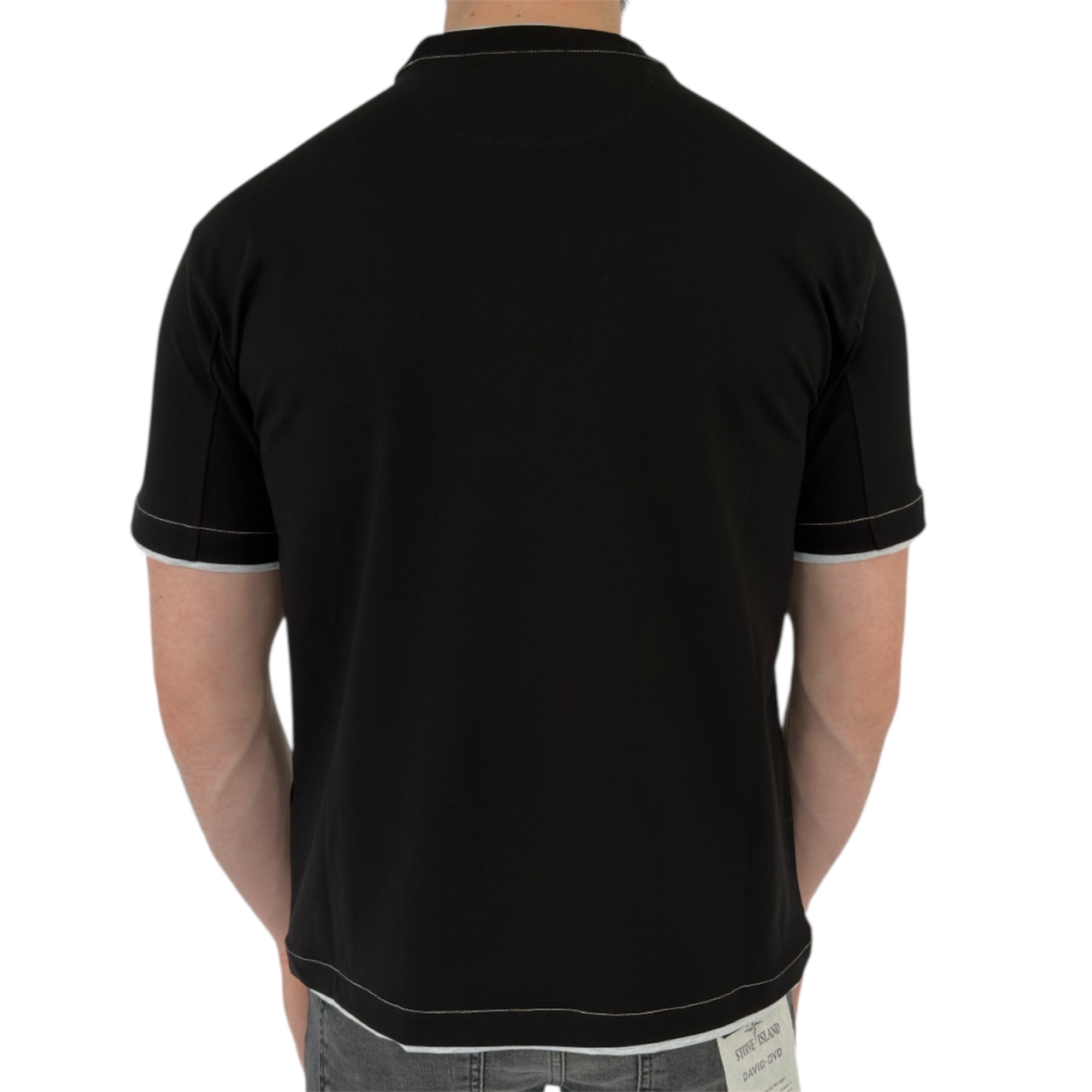 Brunello Cucinelli T-shirt Cotton Black - Image 3