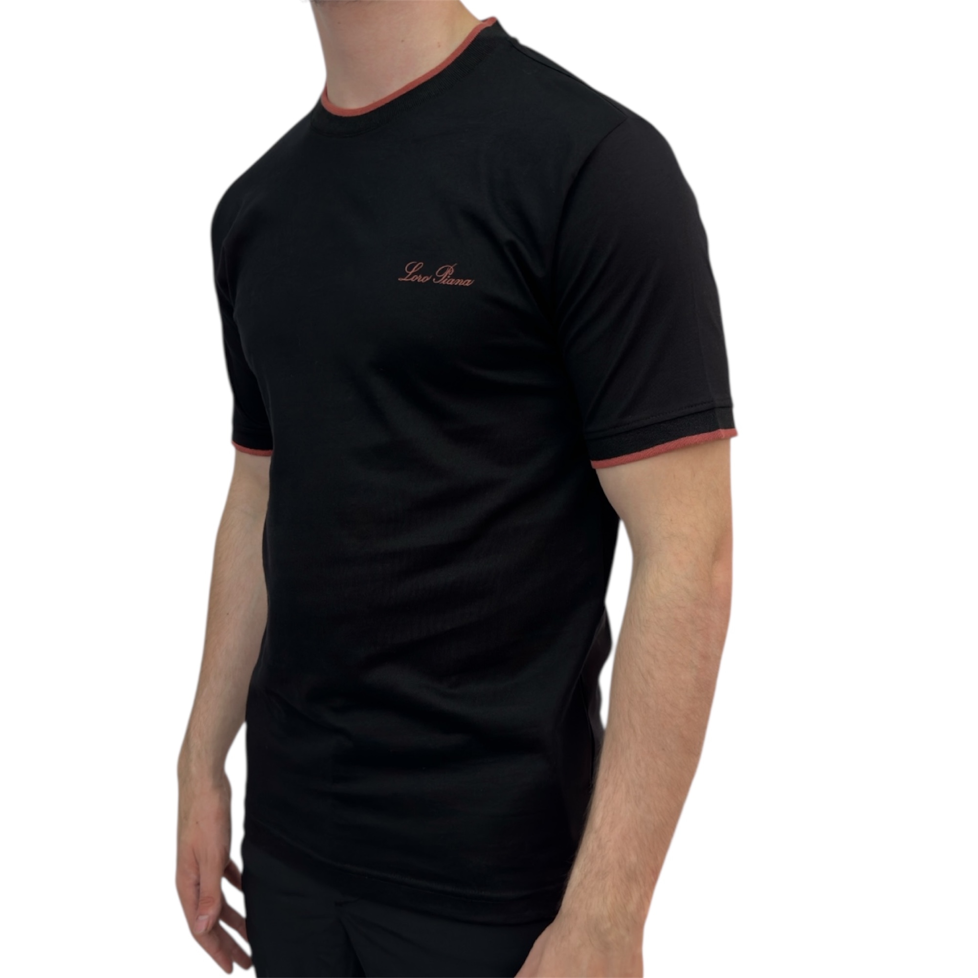 Loro Piana T-shirt Classic Black - Image 2