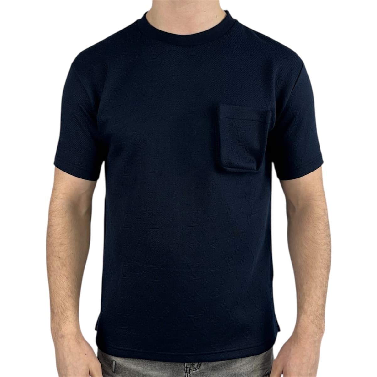 Louis Vuitton T-shirt 3D pocket Navy Blue