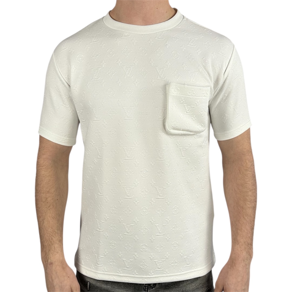 Louis Vuitton T-shirt 3D pocket White