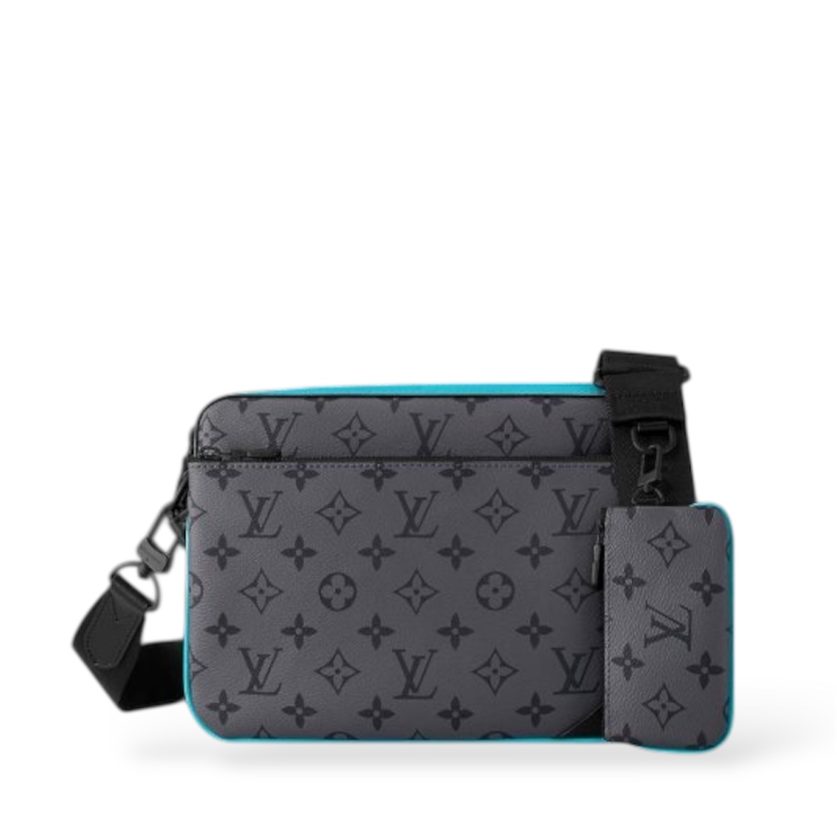 Louis Vuitton Trio Messenger Bag Blue Stripe - Image 1