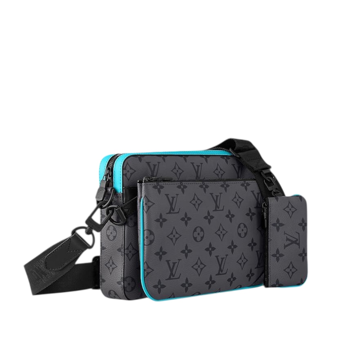 Louis Vuitton Trio Messenger Bag Blue Stripe - Image 2