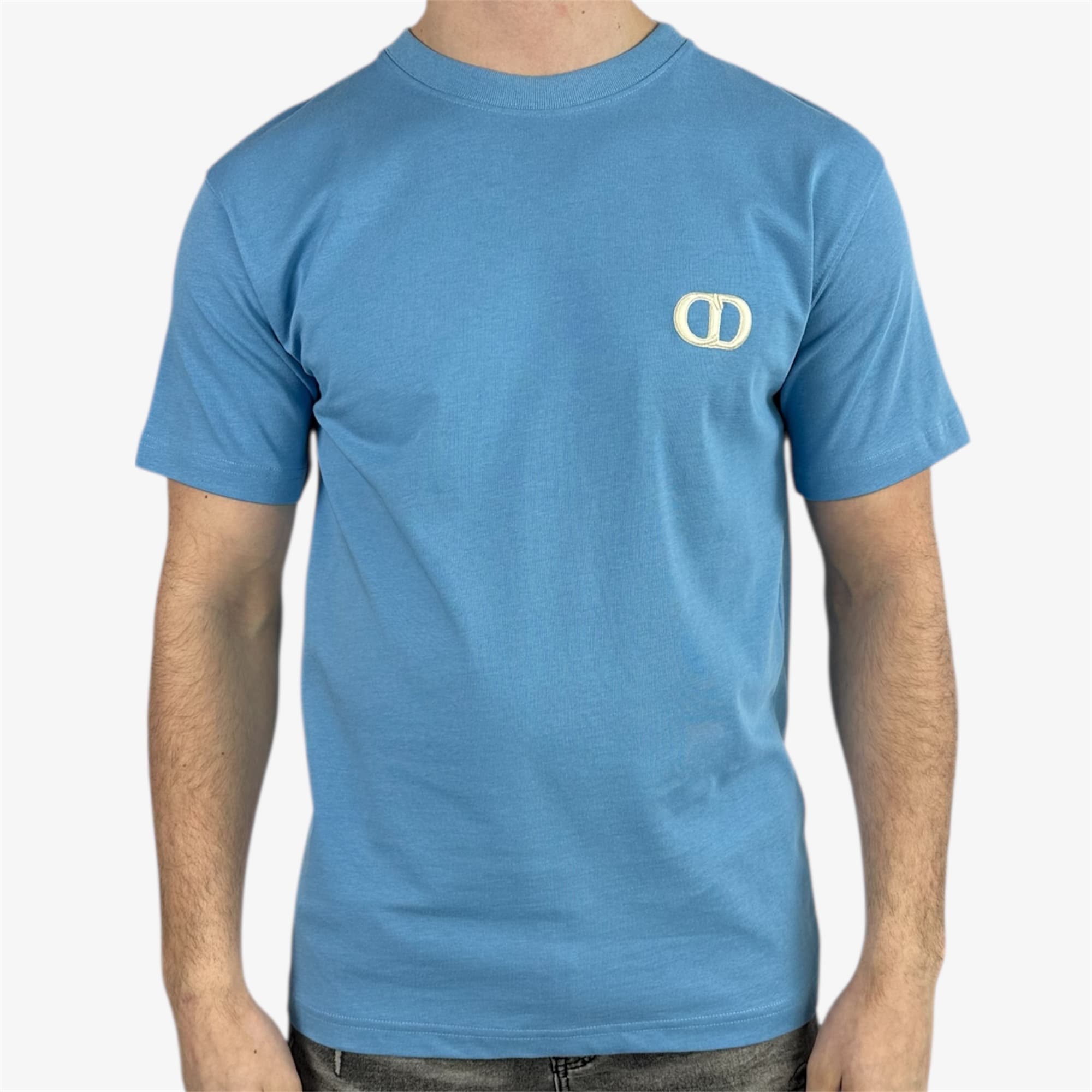 Dior T-shirt CD Icon Ciel Blue