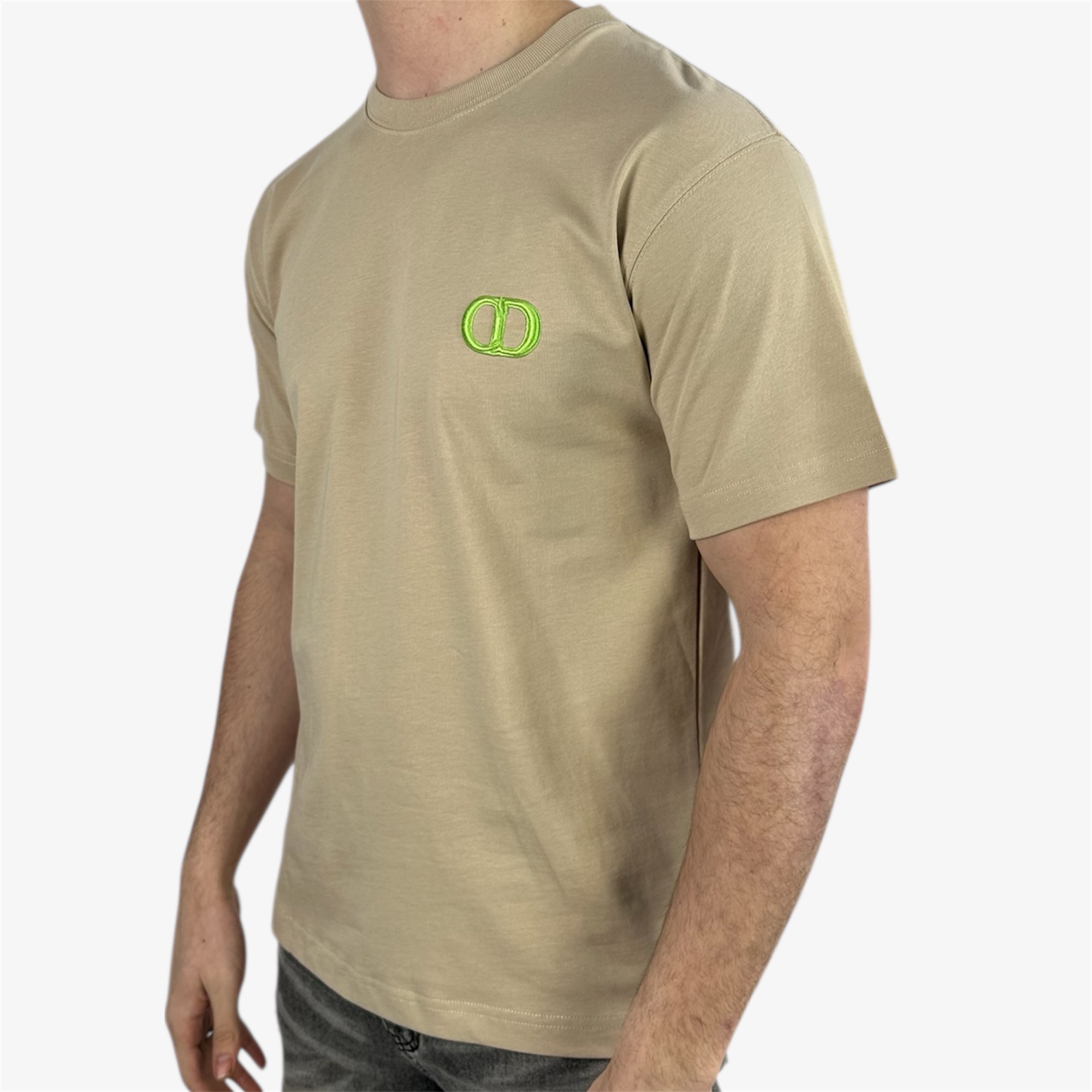 Dior T-shirt CD Icon Beige - Image 3