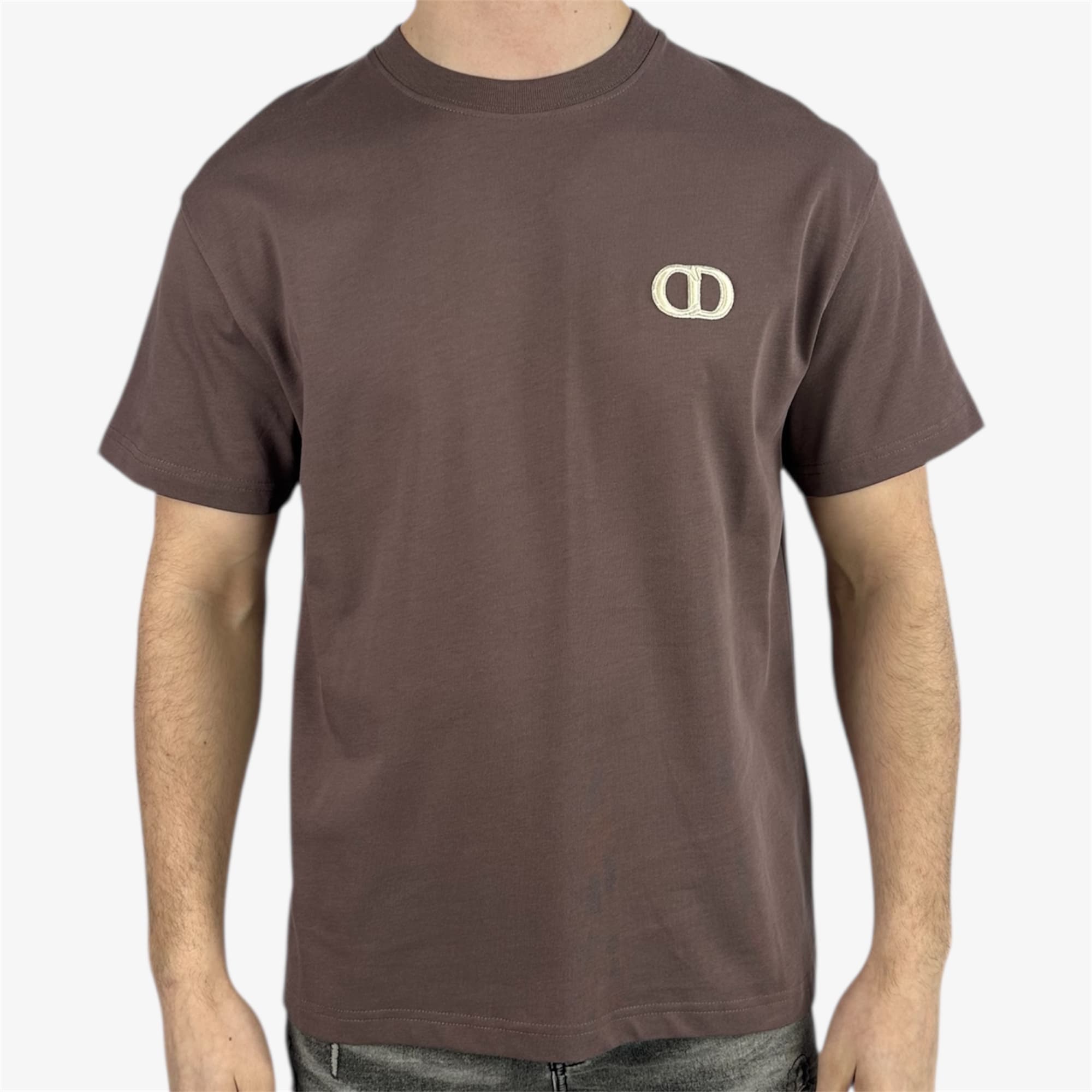 Dior T-shirt CD Icon Brown