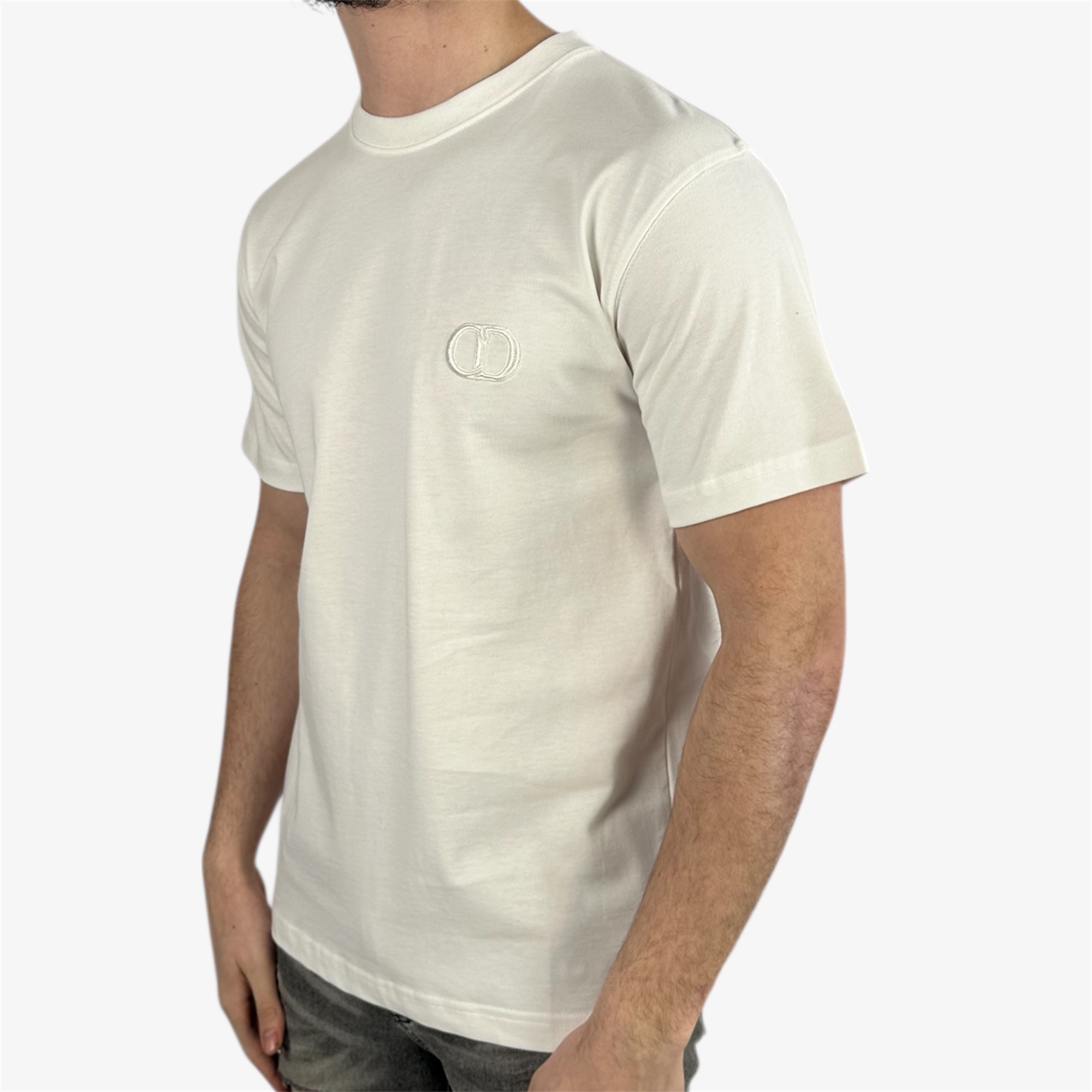 Dior T-shirt CD Icon White - Image 2