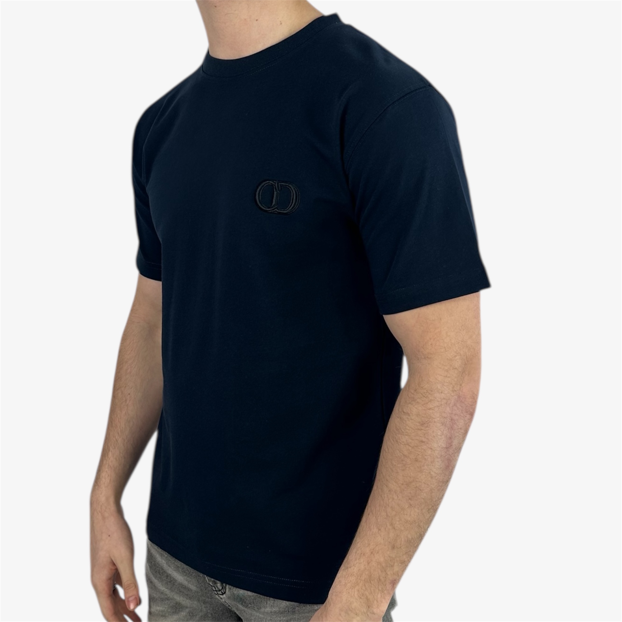 Dior T-shirt CD Icon Navy Blue - Image 2