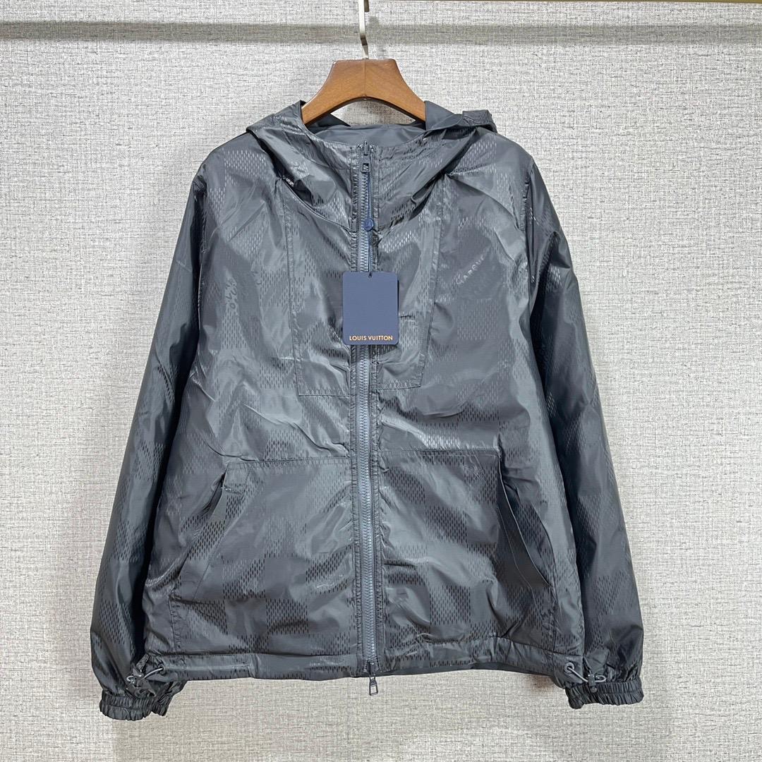Louis Vuitton Reversible Damier Jacket Grey - Image 1