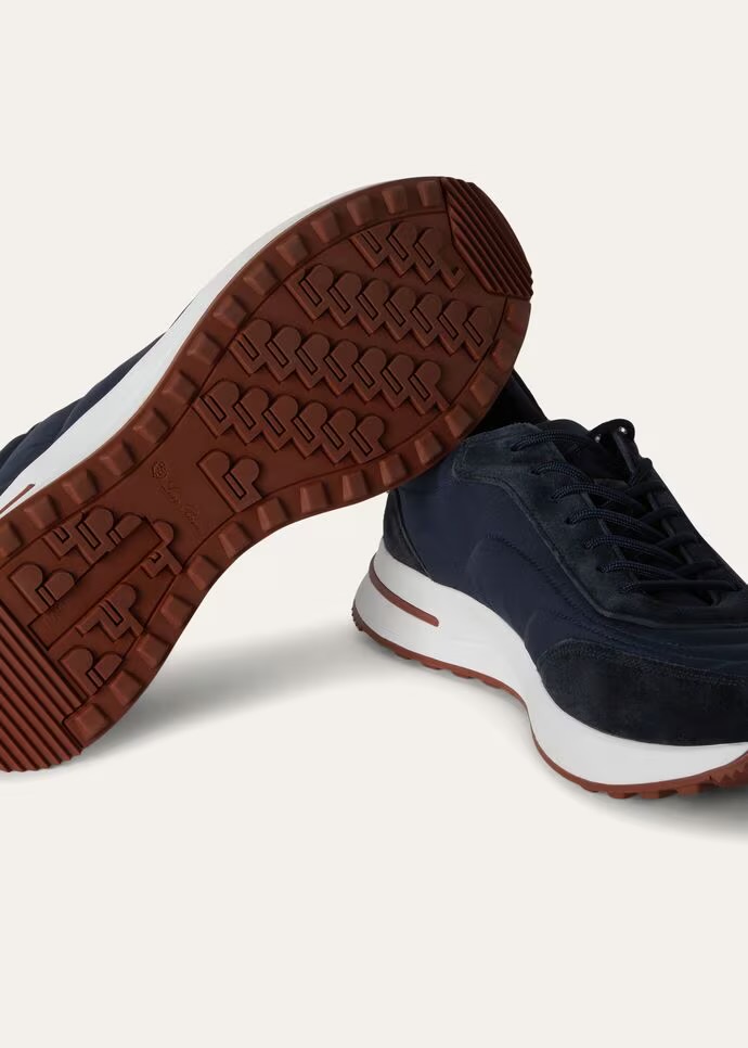 Loro Piana Week End Walk Suède Navy Blue - Image 4