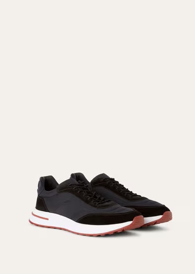 Loro Piana Week End Walk Suède Black - Image 1