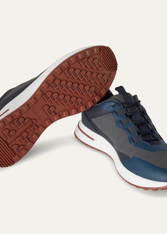 Loro Piana Week End Walk Charcoal Blue - Image 4