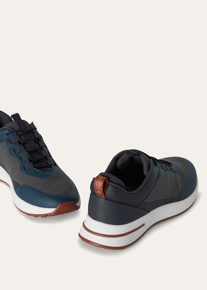 Loro Piana Week End Walk Charcoal Blue - Image 5