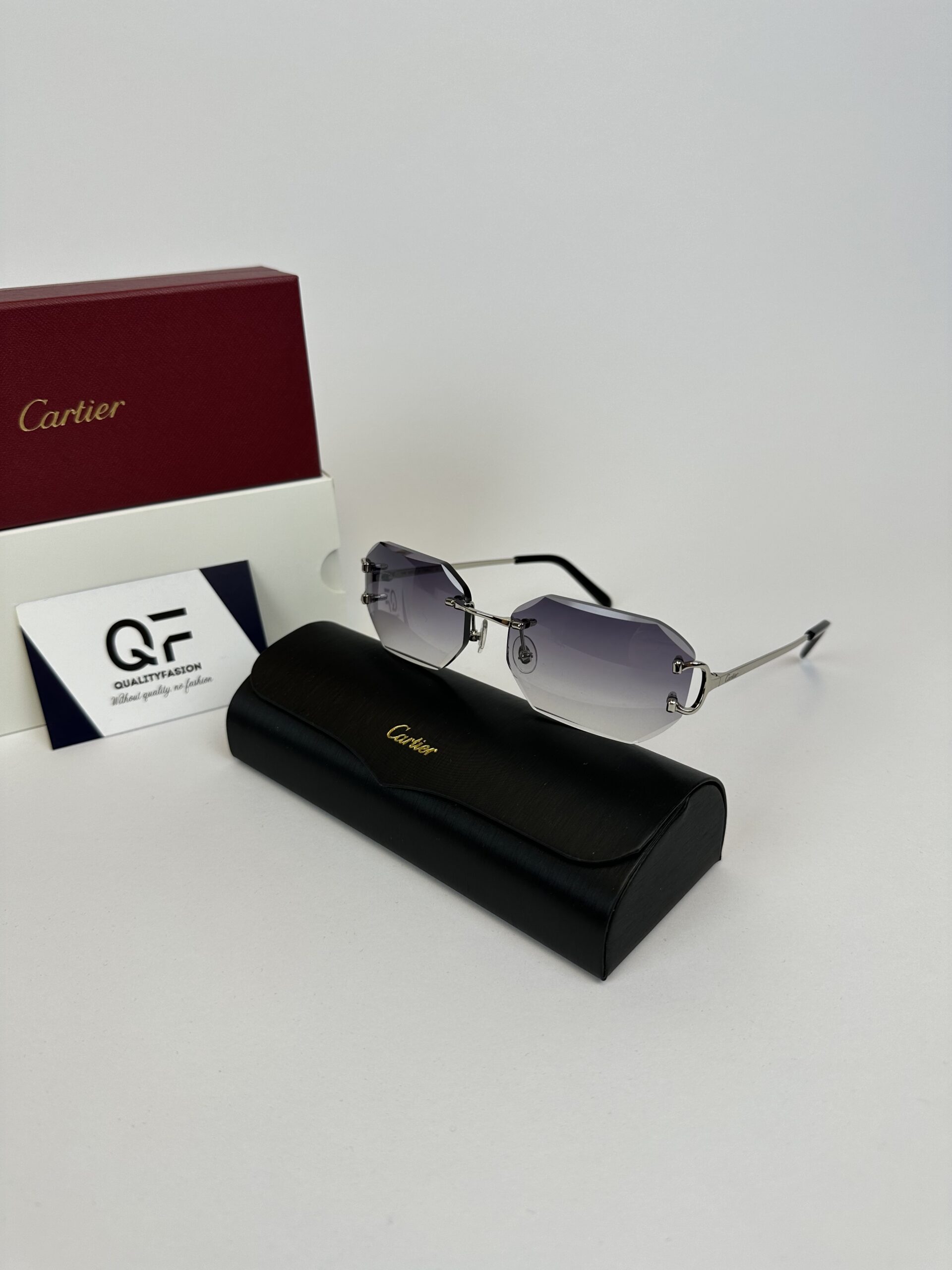 Cartier Piccadilly DC Silver Frame Black - Image 1