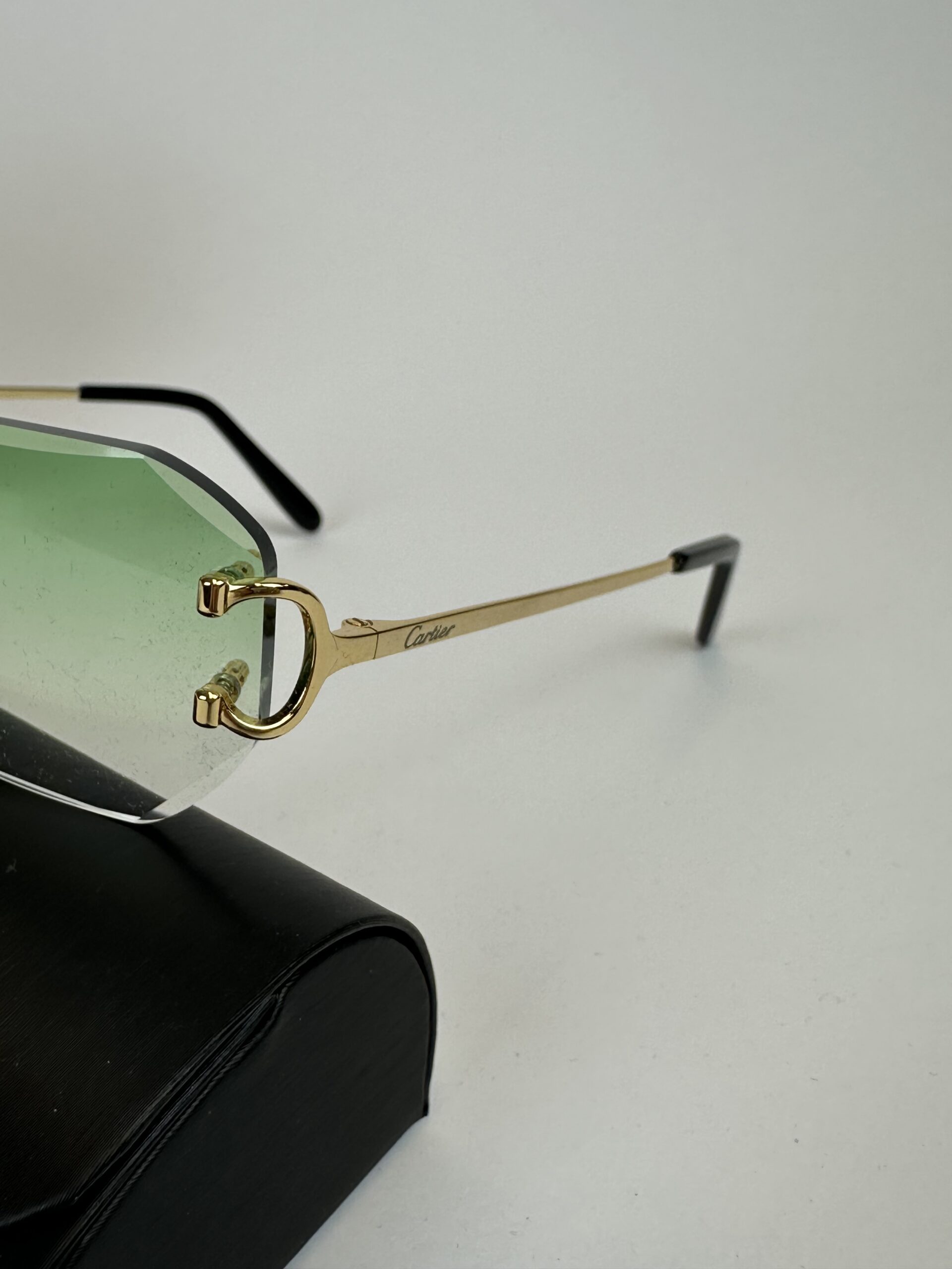 Cartier Piccadilly DC Gold Frame Light Green - Image 2
