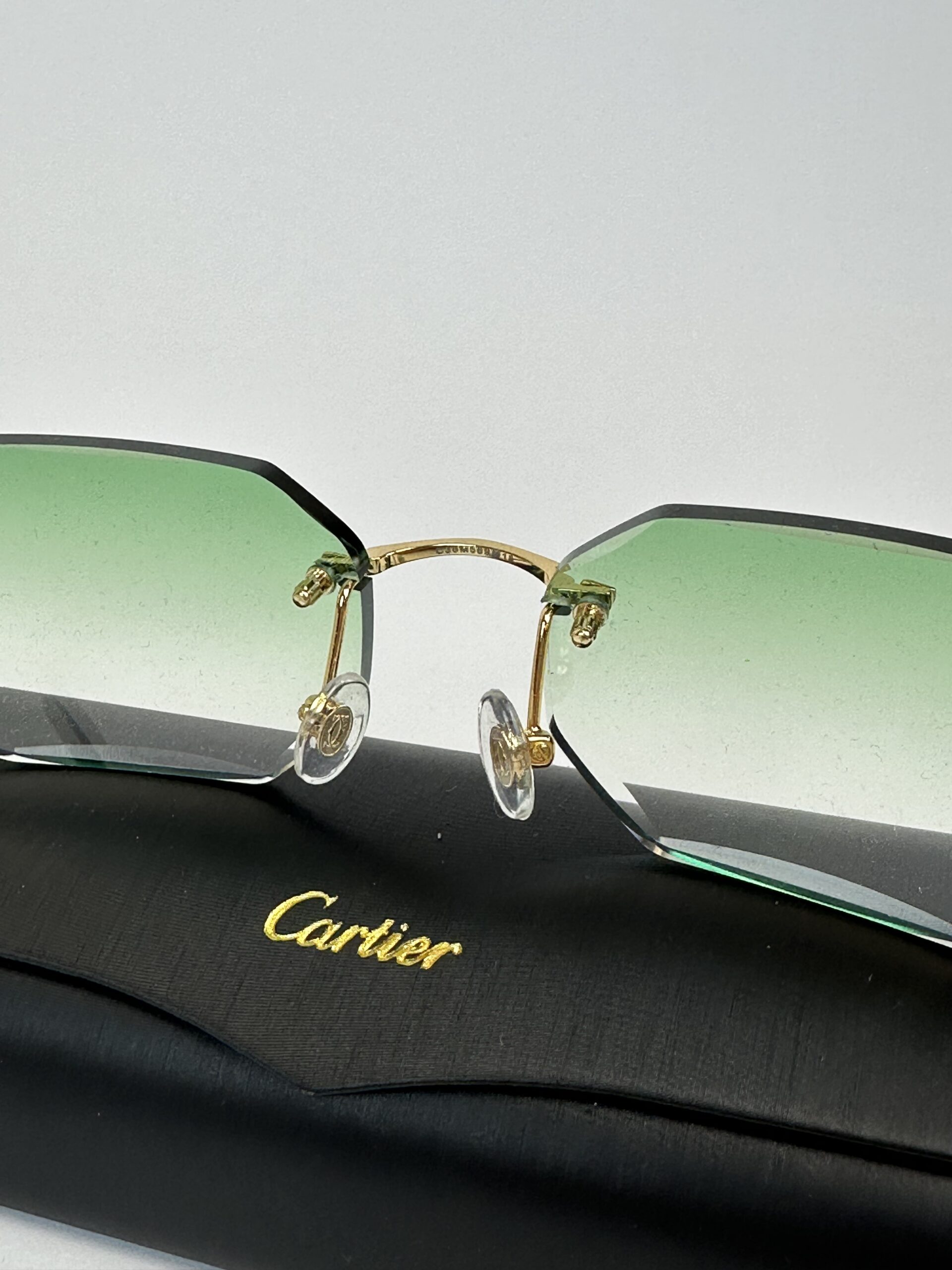 Cartier Piccadilly DC Gold Frame Light Green - Image 3