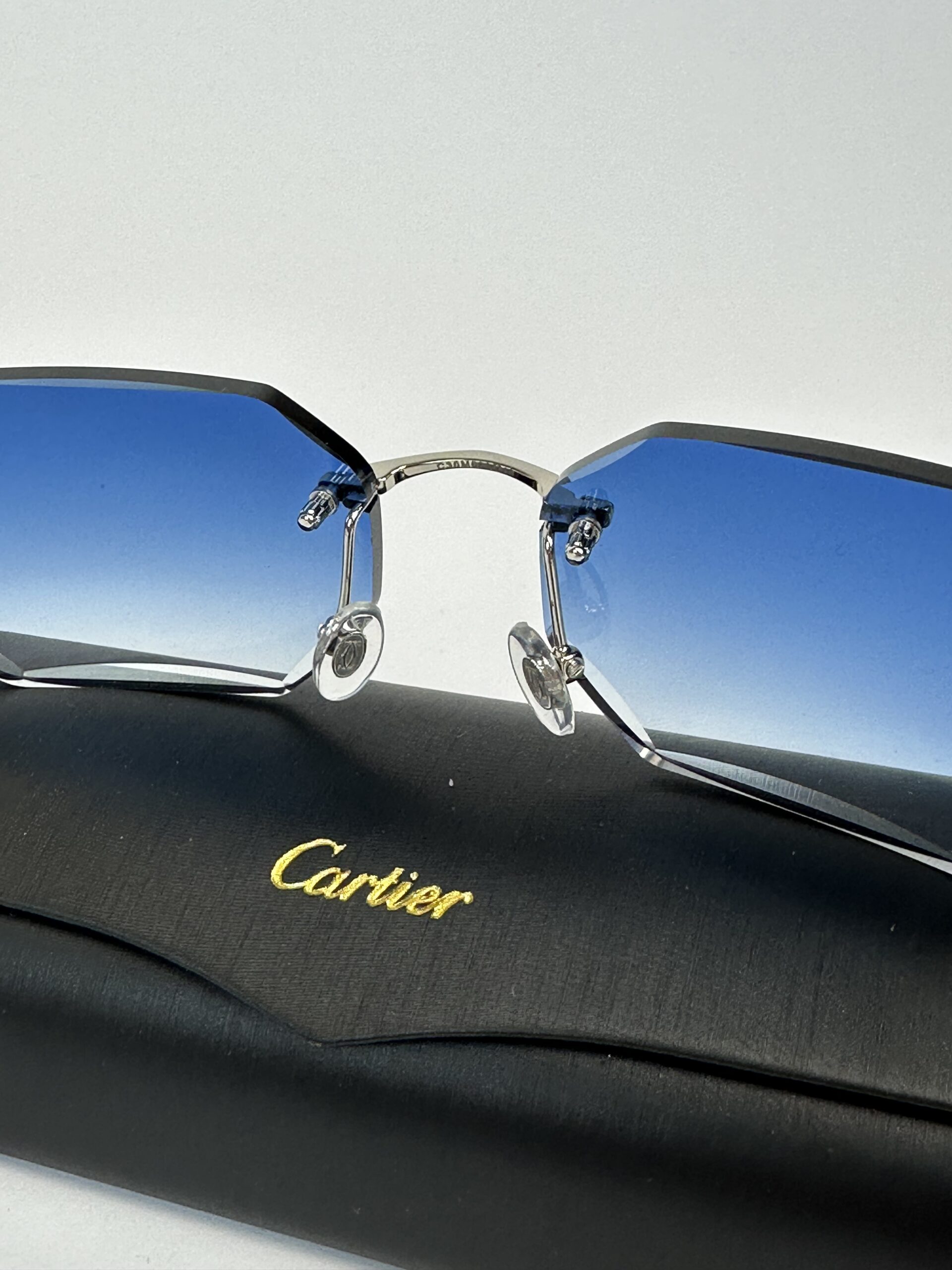 Cartier Piccadilly DC Silver Frame Blue - Image 3