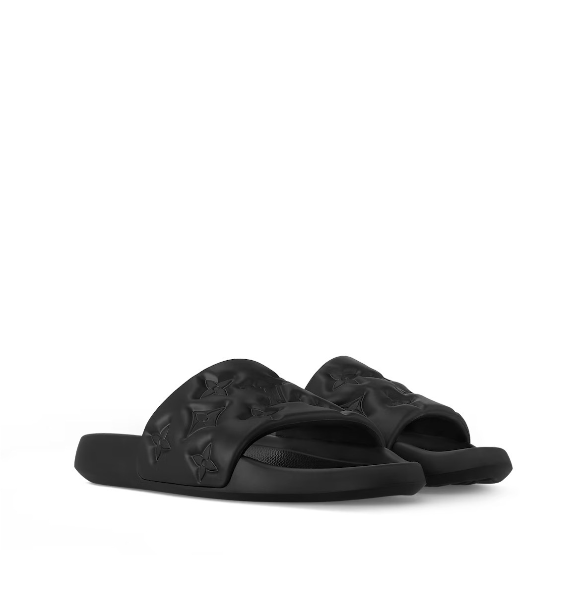 Louis Vuitton Waterfront Mule Slides Black - Image 1