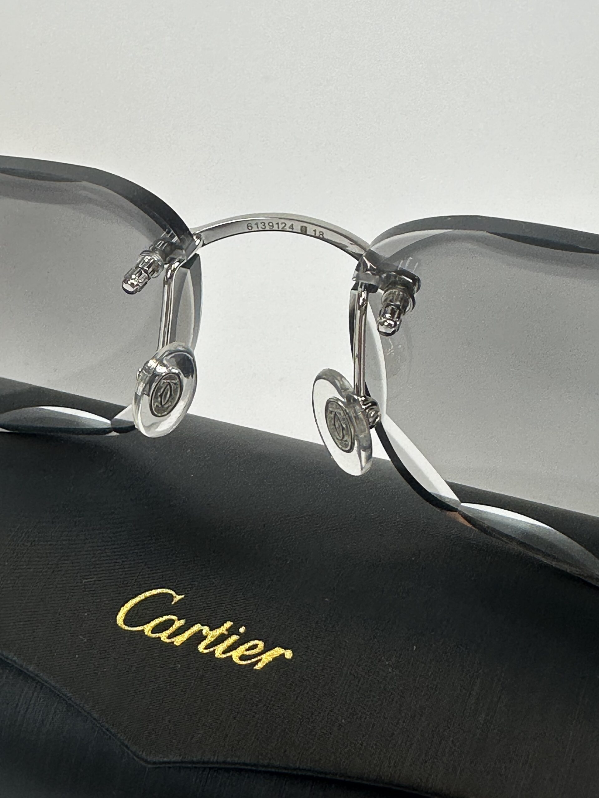 Cartier Panthere DC Silver Frame Black ( Meekleurend glazen ) - Image 3