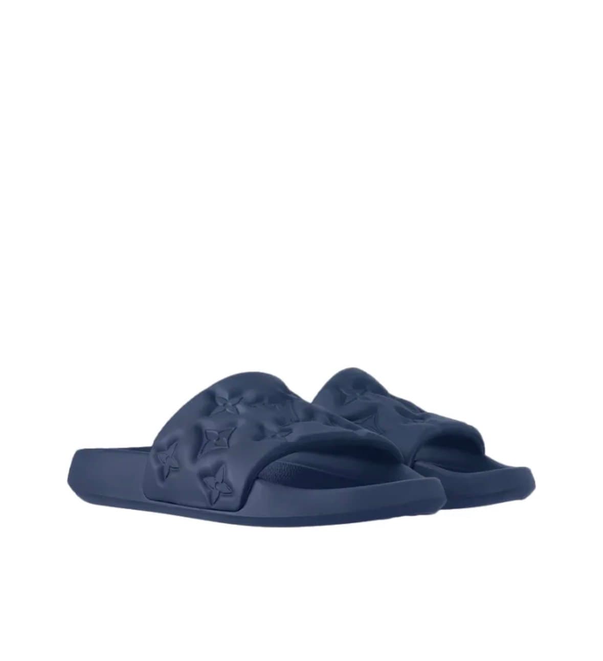 Louis Vuitton Waterfront Mule Slides Navy Blue