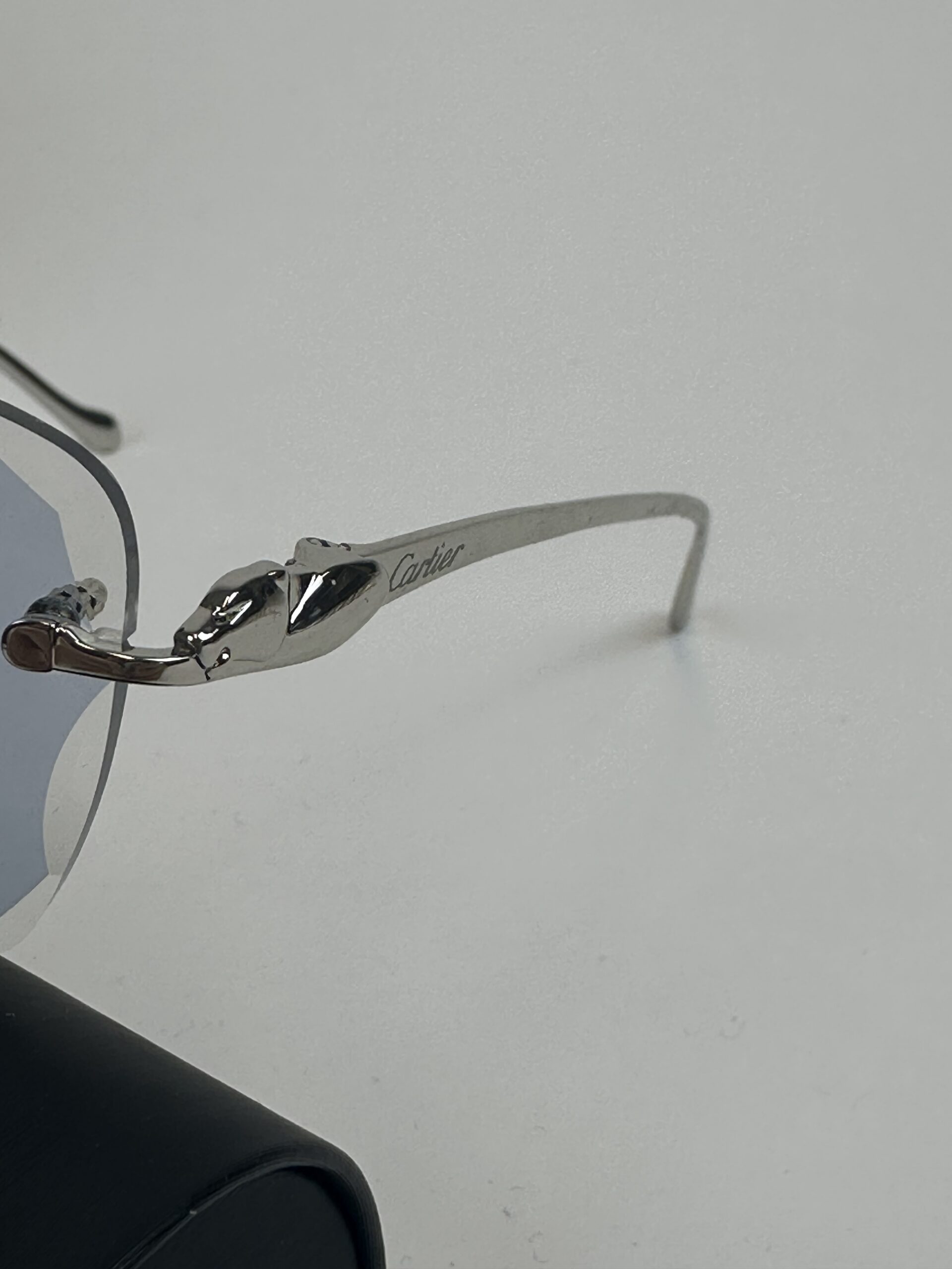 Cartier Panthere DC Silver Frame Blue ( Meekleurend glazen ) - Image 2