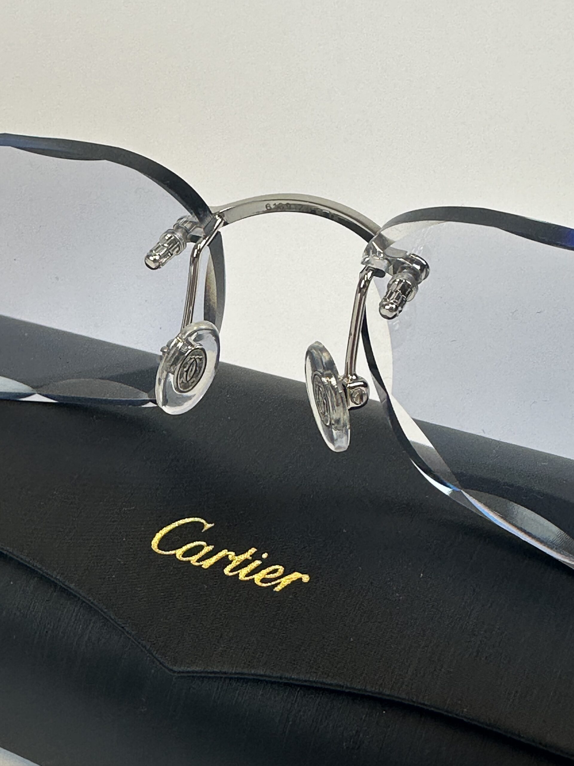 Cartier Panthere DC Silver Frame Blue ( Meekleurend glazen ) - Image 3