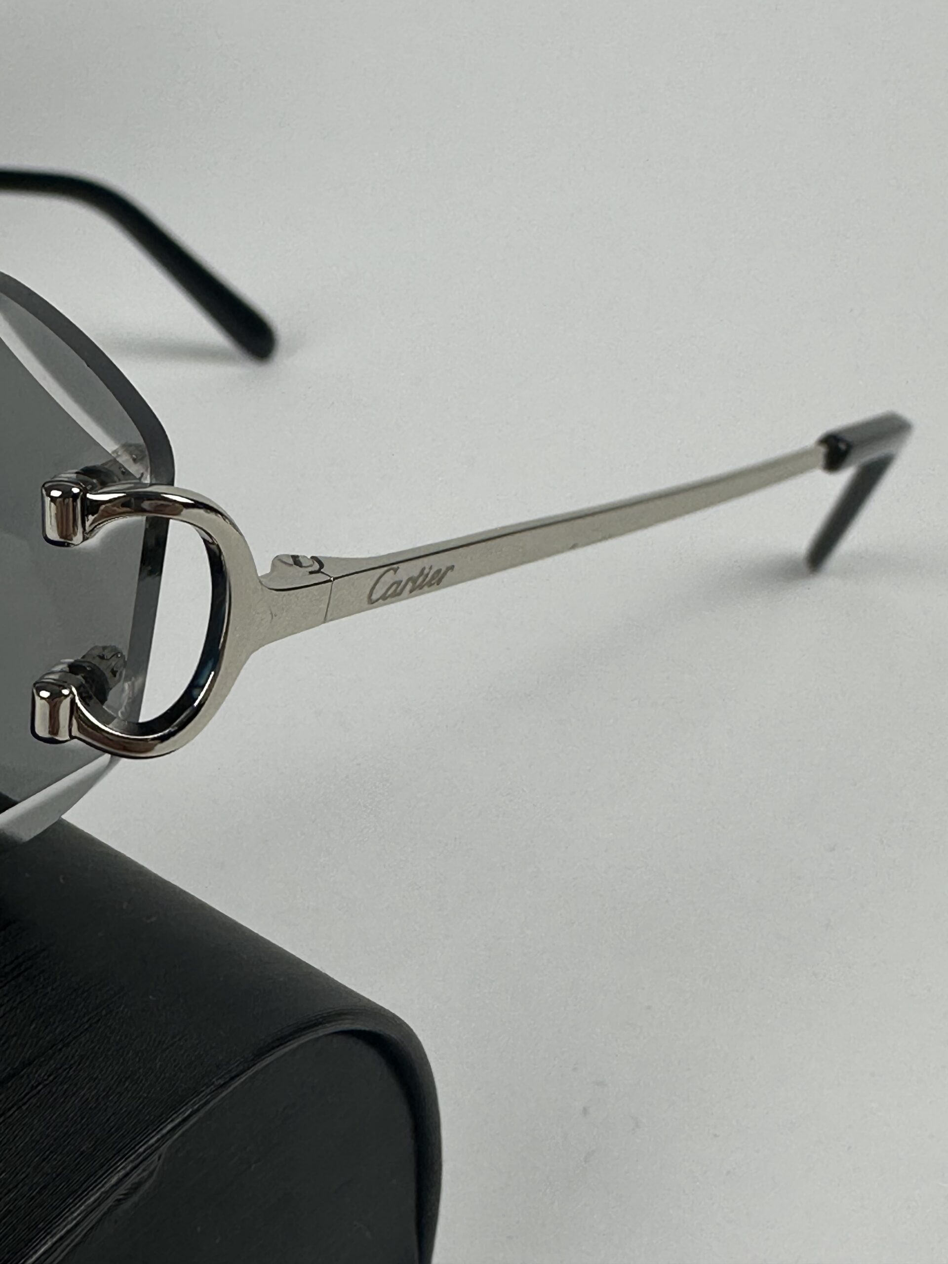 Cartier Piccadilly DC Silver Frame Black ( Meekleurend glazen ) - Image 2
