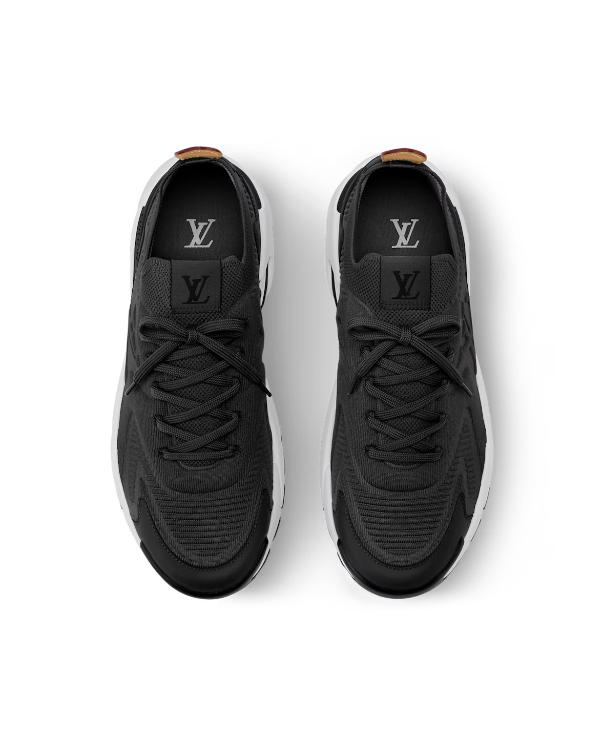 Louis Vuitton Tatic Knit Sneaker Black/White - Image 3