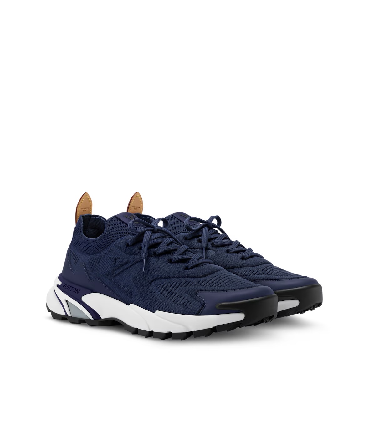 Louis Vuitton Tatic Knit Sneaker Navy Blue - Image 2