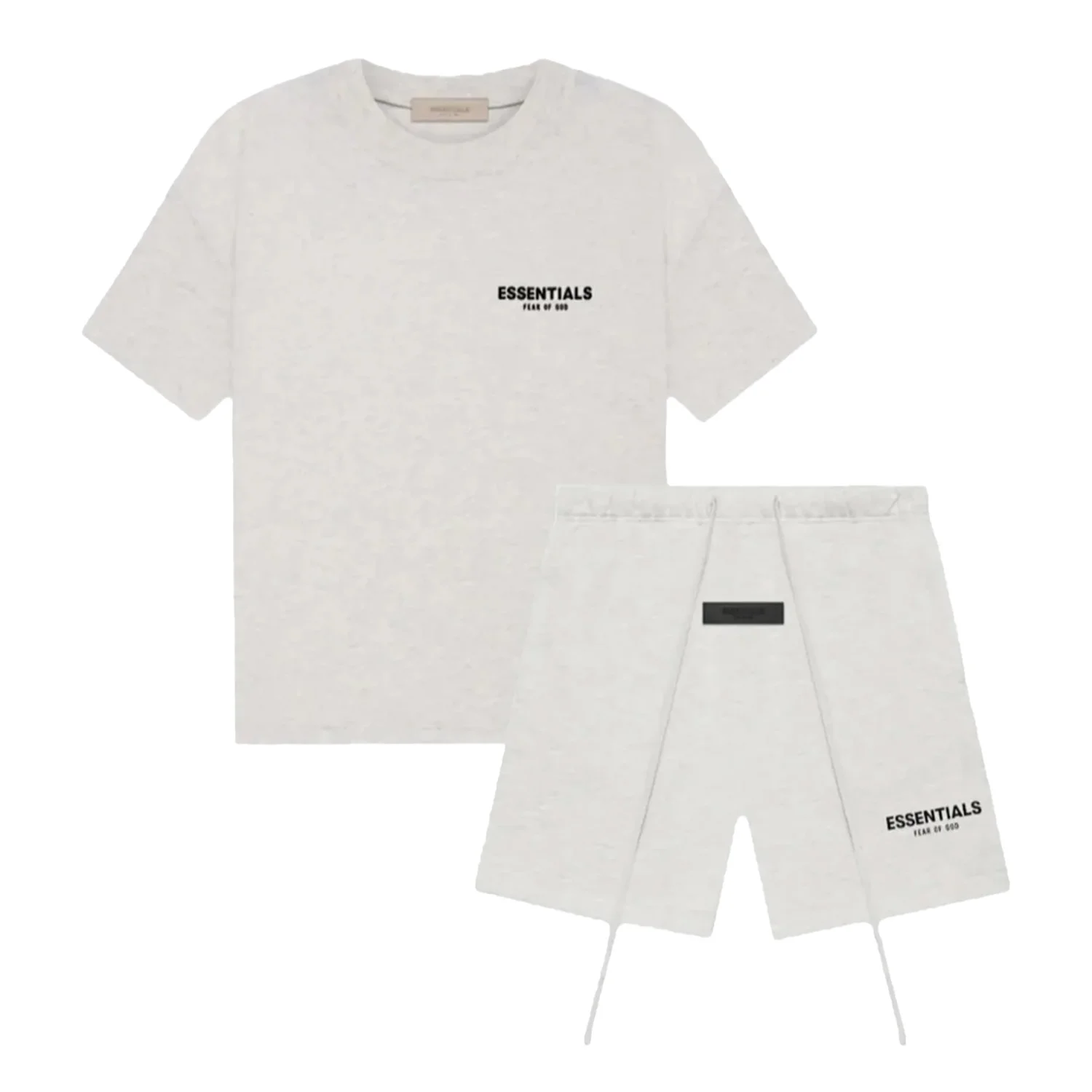 Essentials Fear Of God Light Oatmeal Summer Set - Image 1