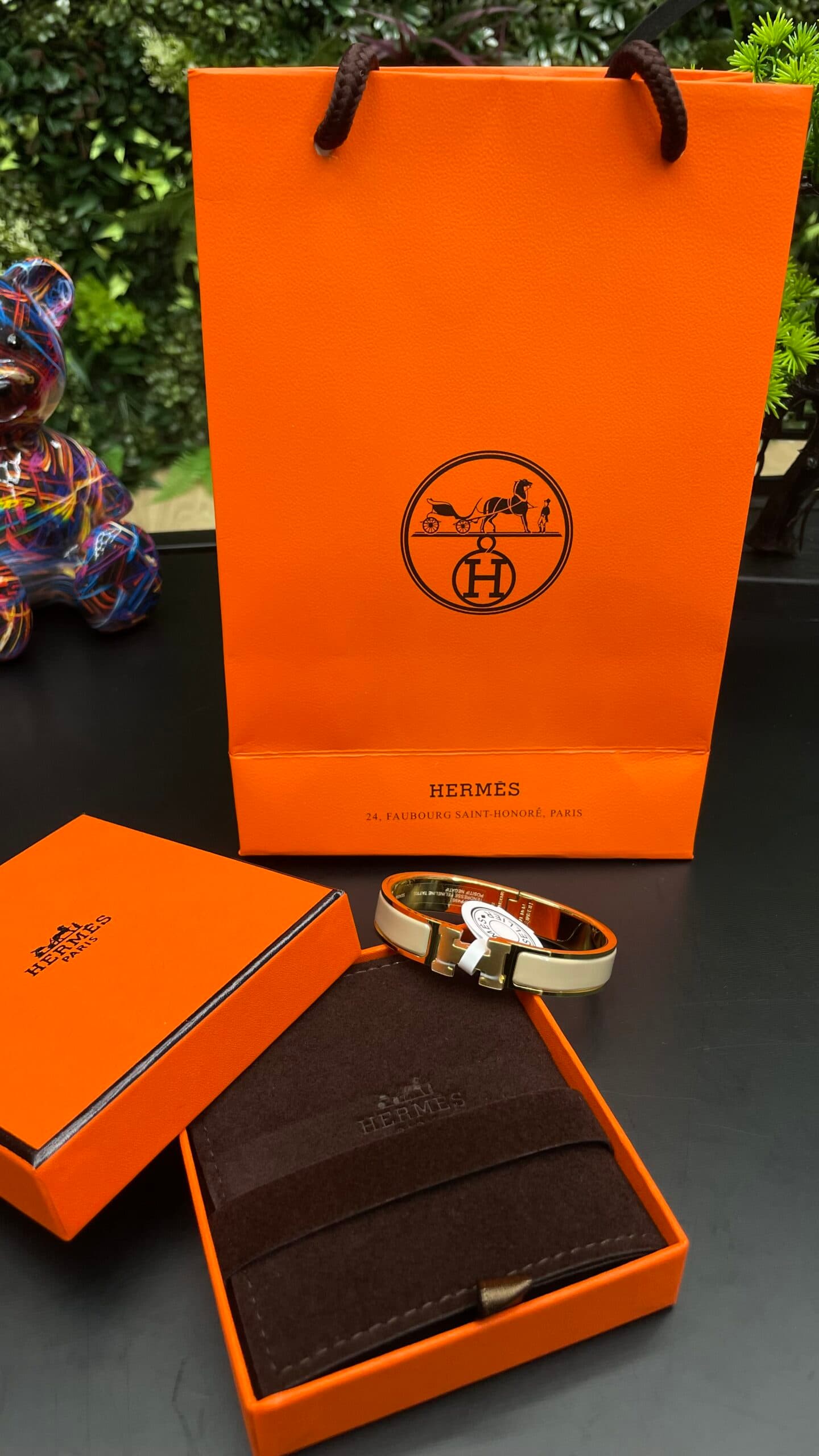 Hermes Clic H Bracelet Gold Butter Yellow